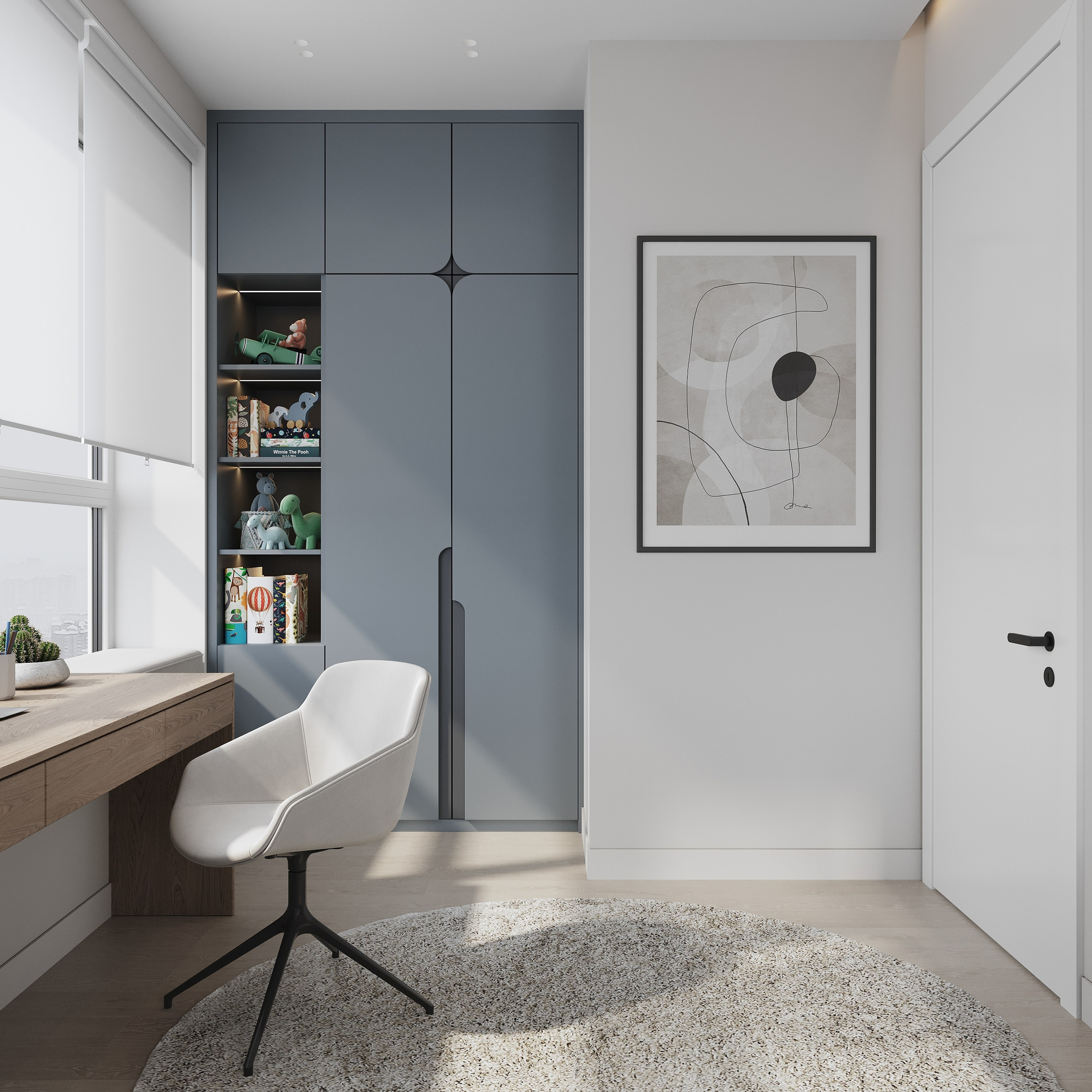 ЖК «Аль-Фараби 27», 73 м². Room Design Studio