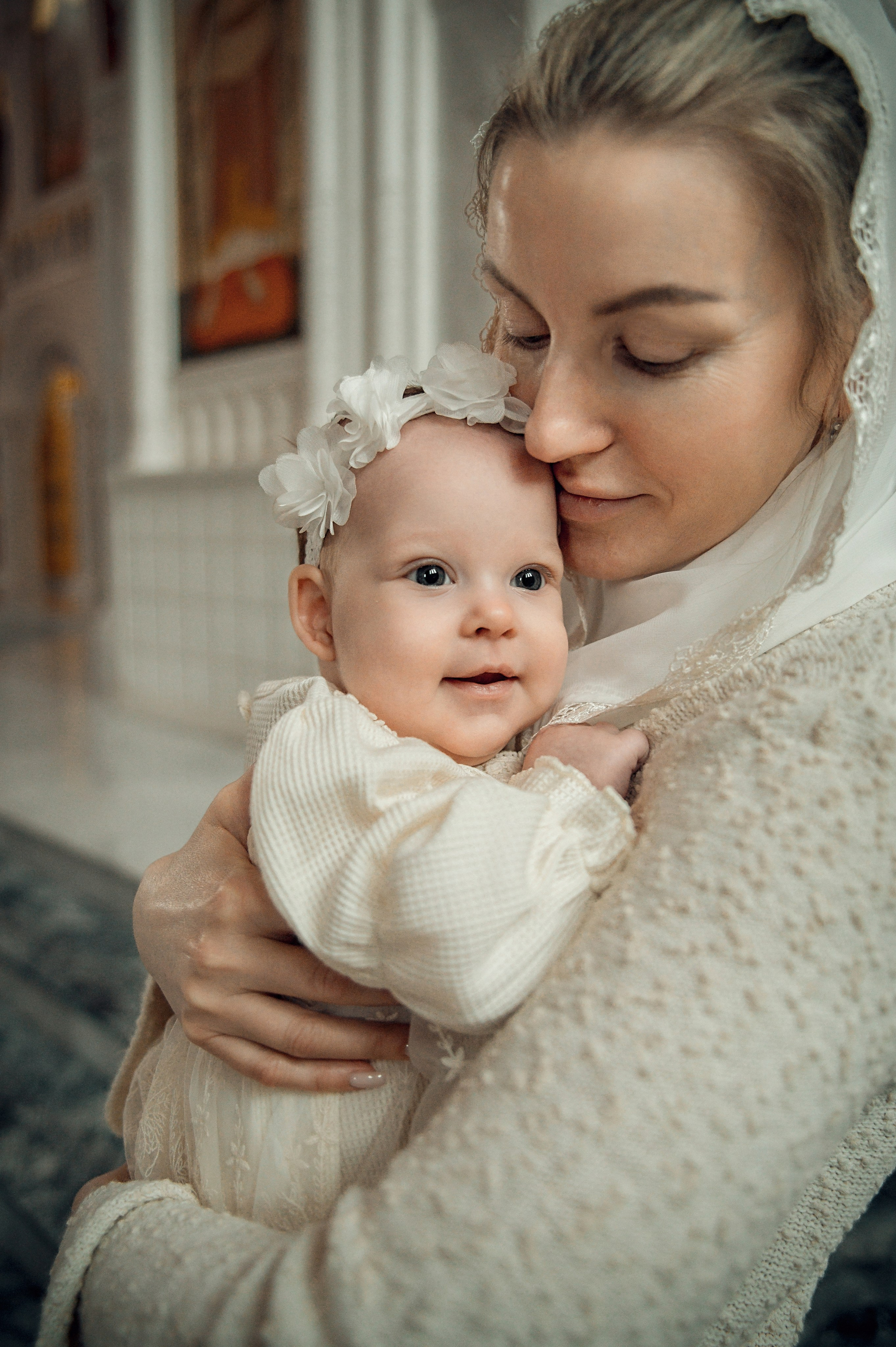 Таинство Крещения Натальи, Собор Александра Невского г. Волгоград. Церковный, семейный и репортажный фотограф Волгоград, Волжский