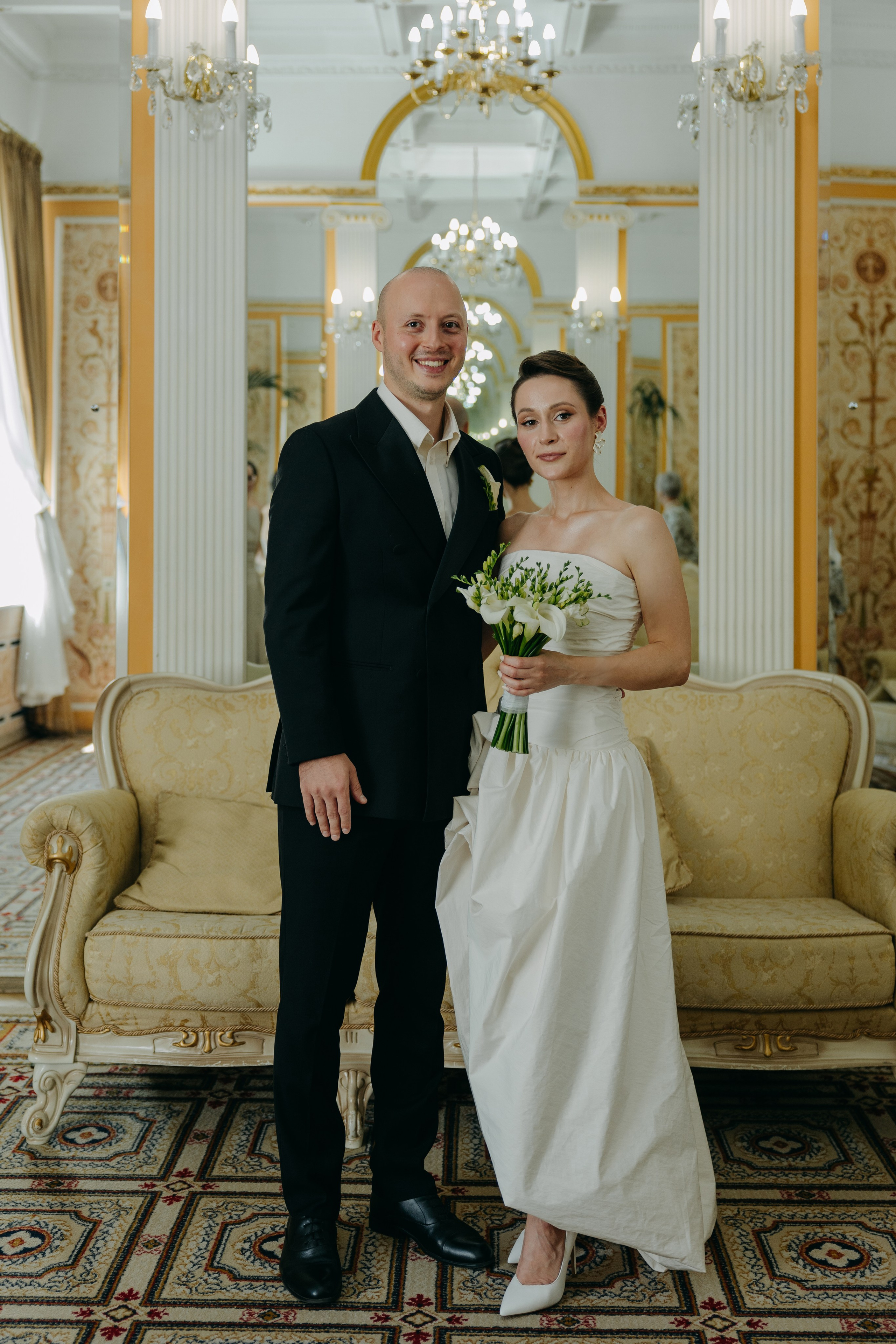 Лиза и Виталий | роспись в Грибоедовском + Аптекарский ог. Свадебный фотограф Москва Анастасия Храмова