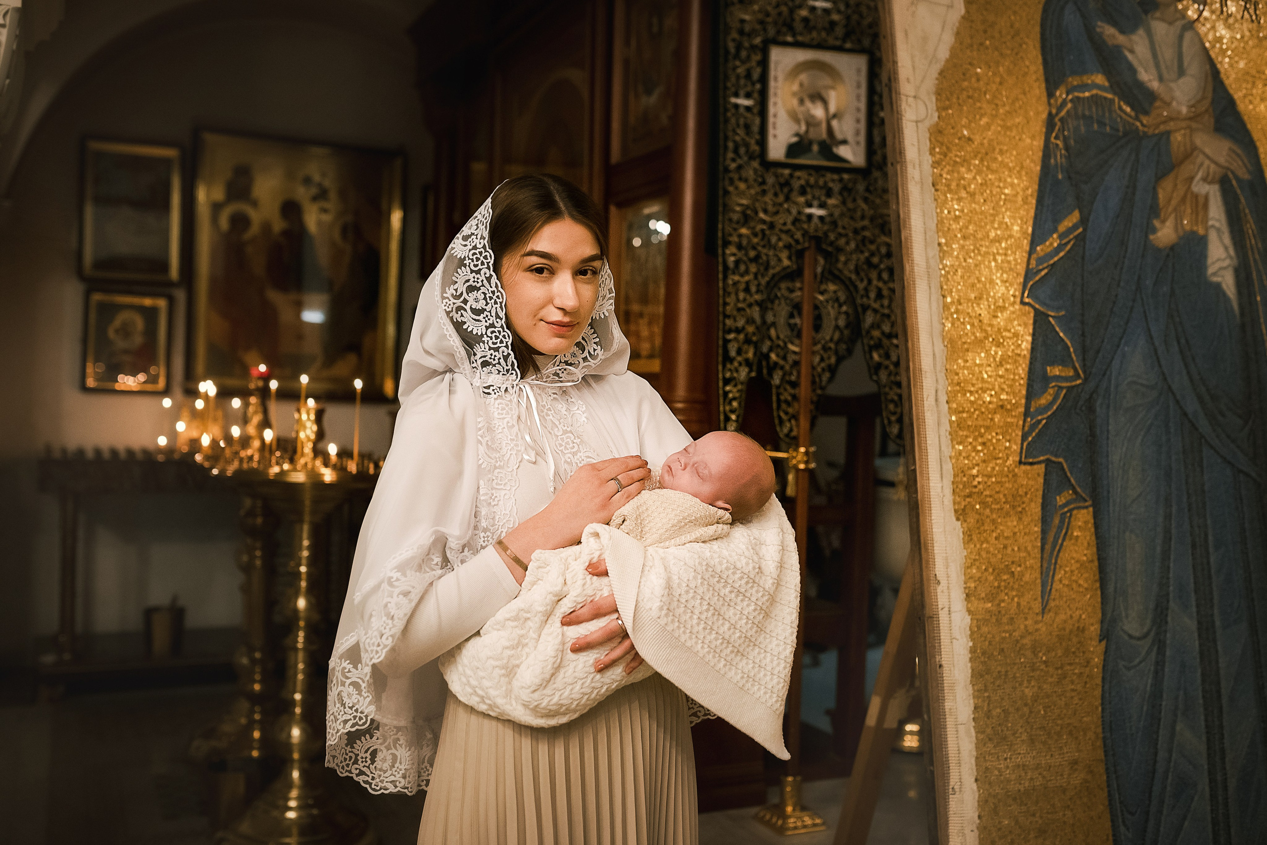Крещение Майи Храм 40 Севастийских мученков. Семейный фотограф в Ростове-на-Дону Татьяна Литвинова