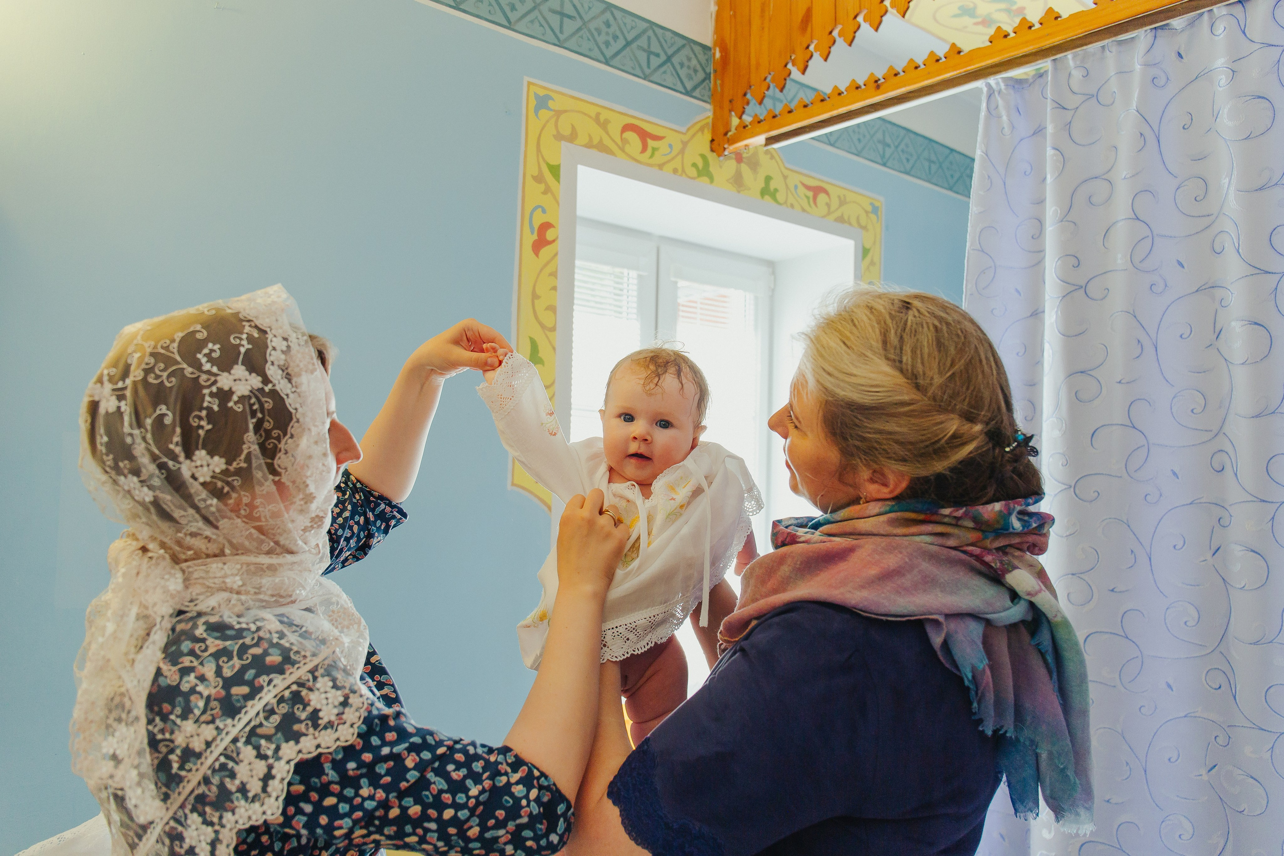 Фотосессия крещения малыша. Фотограф новорожденных и детский в Сергиевом Посаде Кругликова Юлия