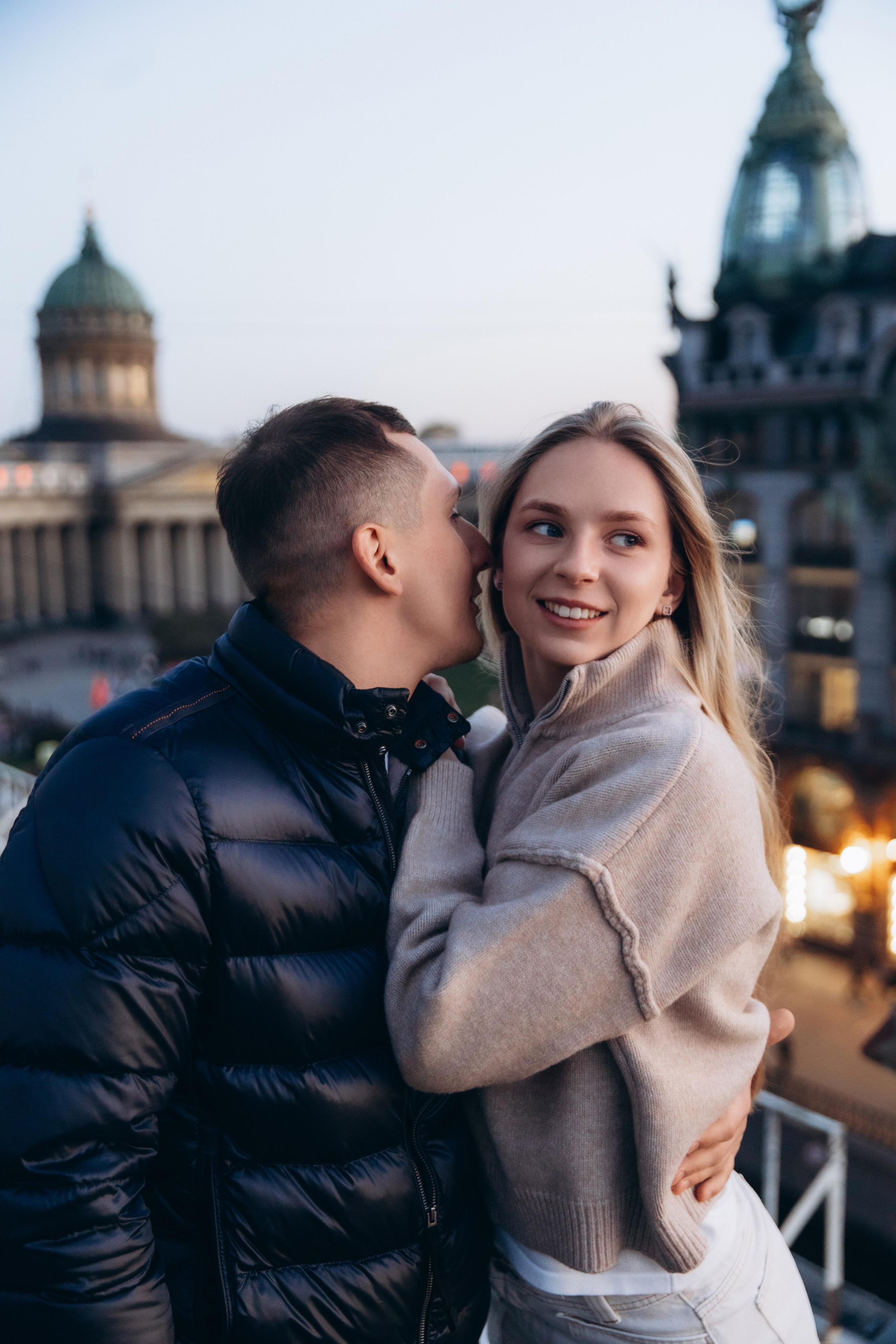 Встречая закат на Питерской крыше. Фотограф в Санкт-Петербурге Разиля Идиятуллина
