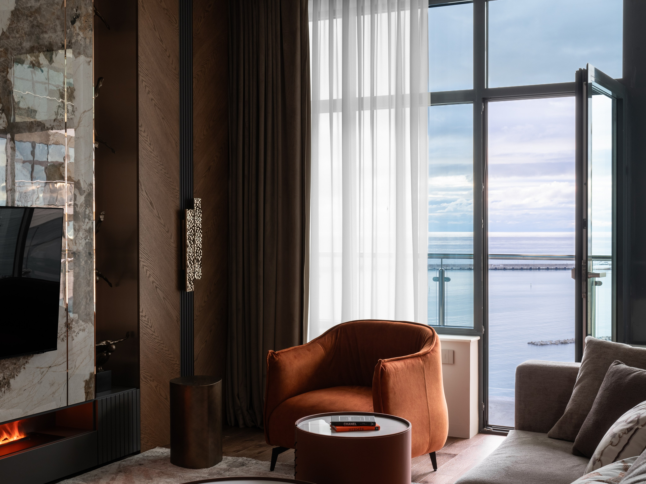 Квартира с видом на море. Интерьерный фотограф в Сочи Элина Габриелян