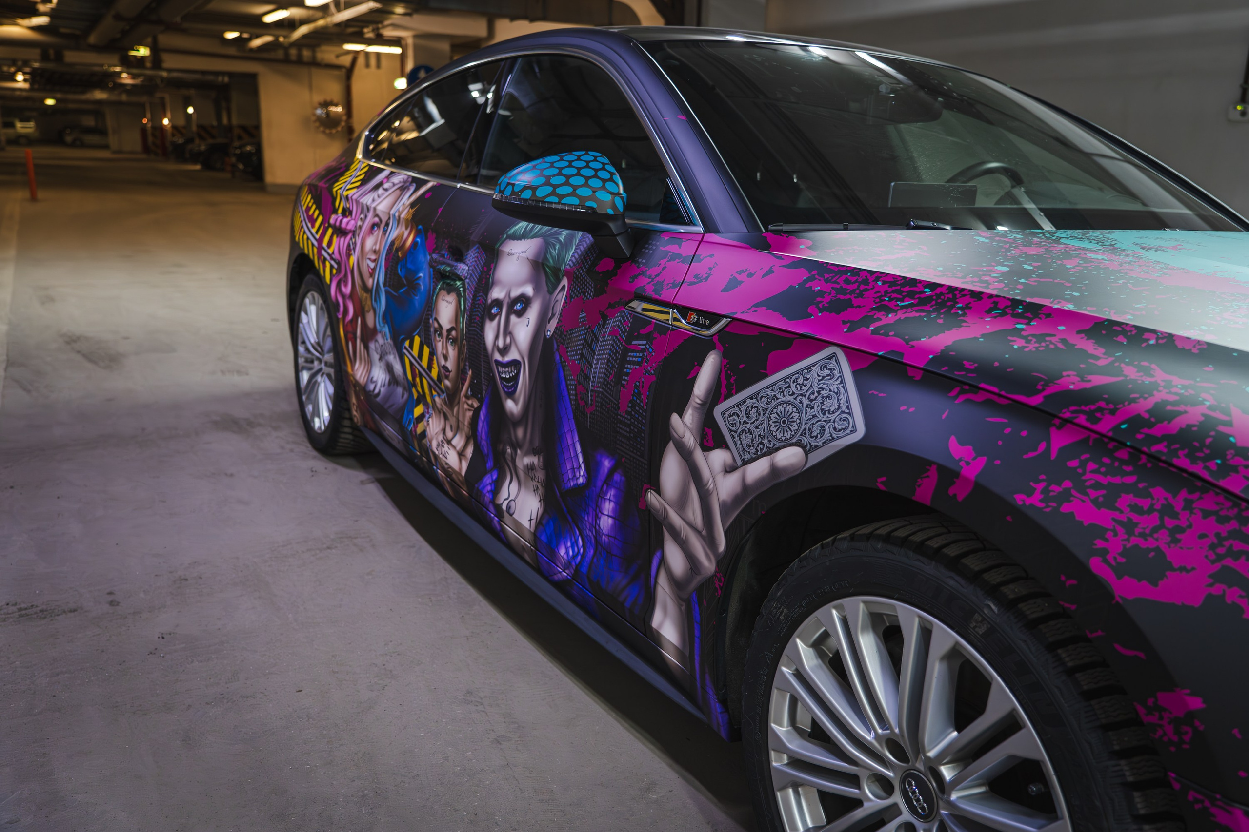 Винилография на Audi A5. Студия дизайна и оклейки авто Barmaley Design