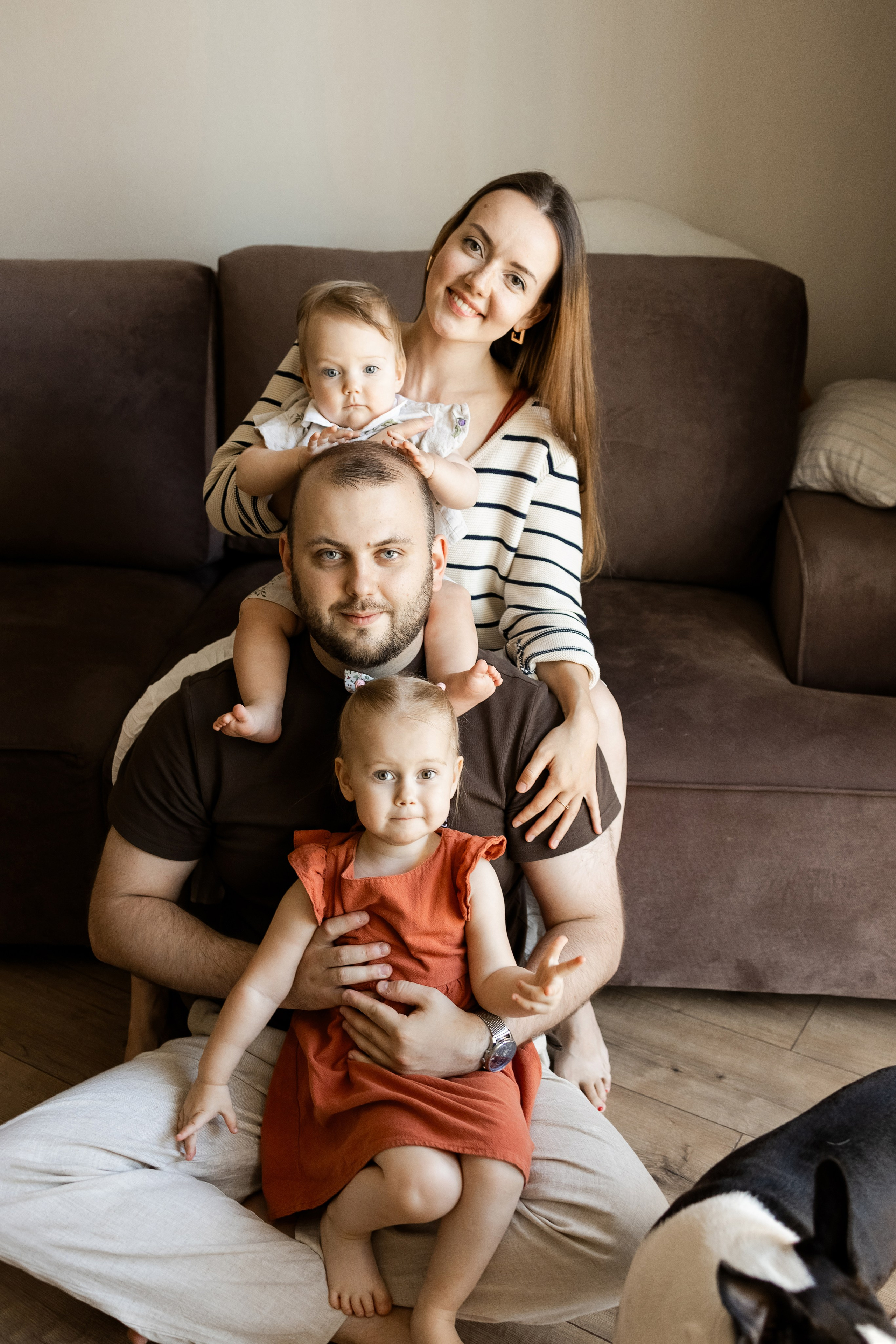 Домашняя семейная съемка. Семейный фотограф в Екатеринбурге Маргарита Курносова