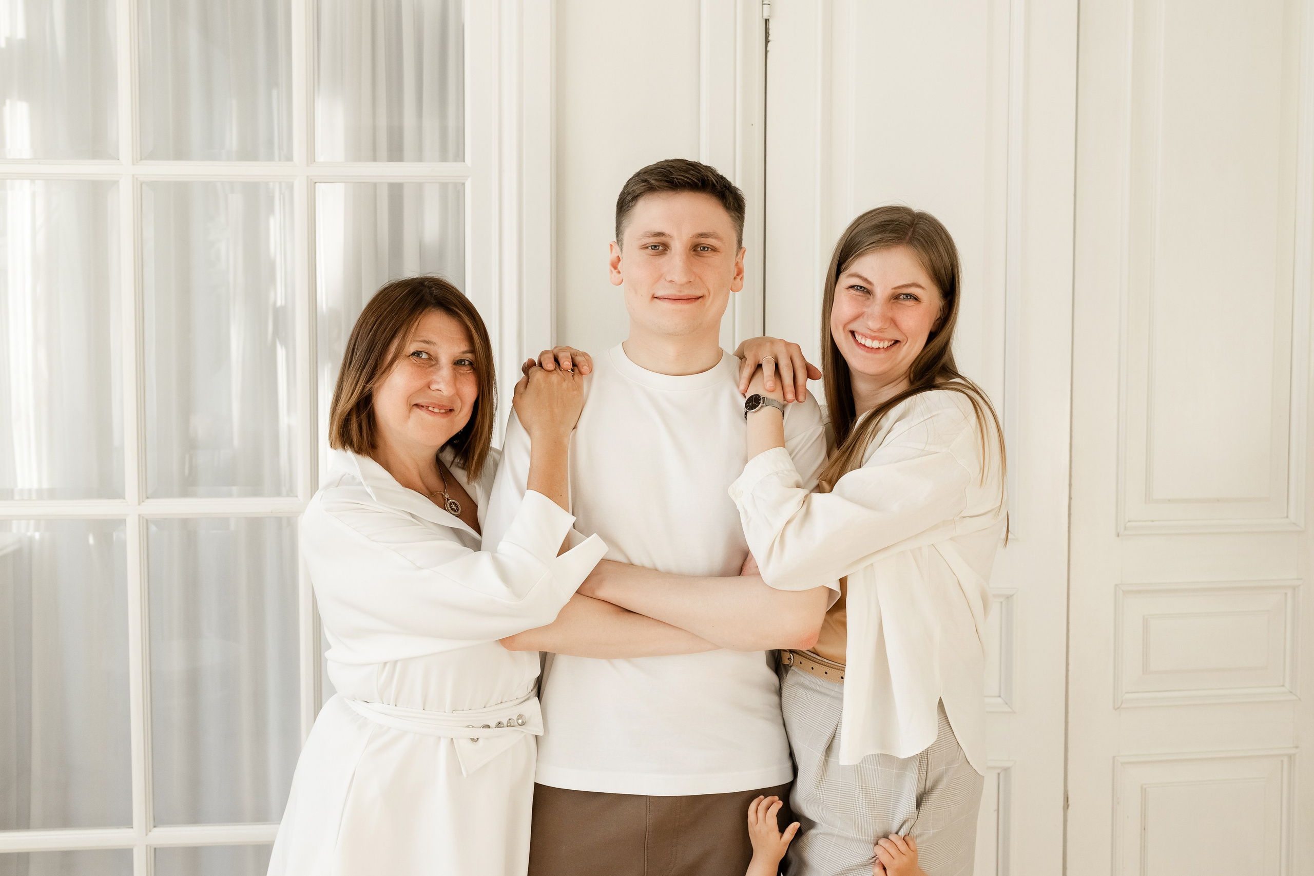Съемка большой семьи в студии Villa Nina. Семейный фотограф в Екатеринбурге Маргарита Курносова