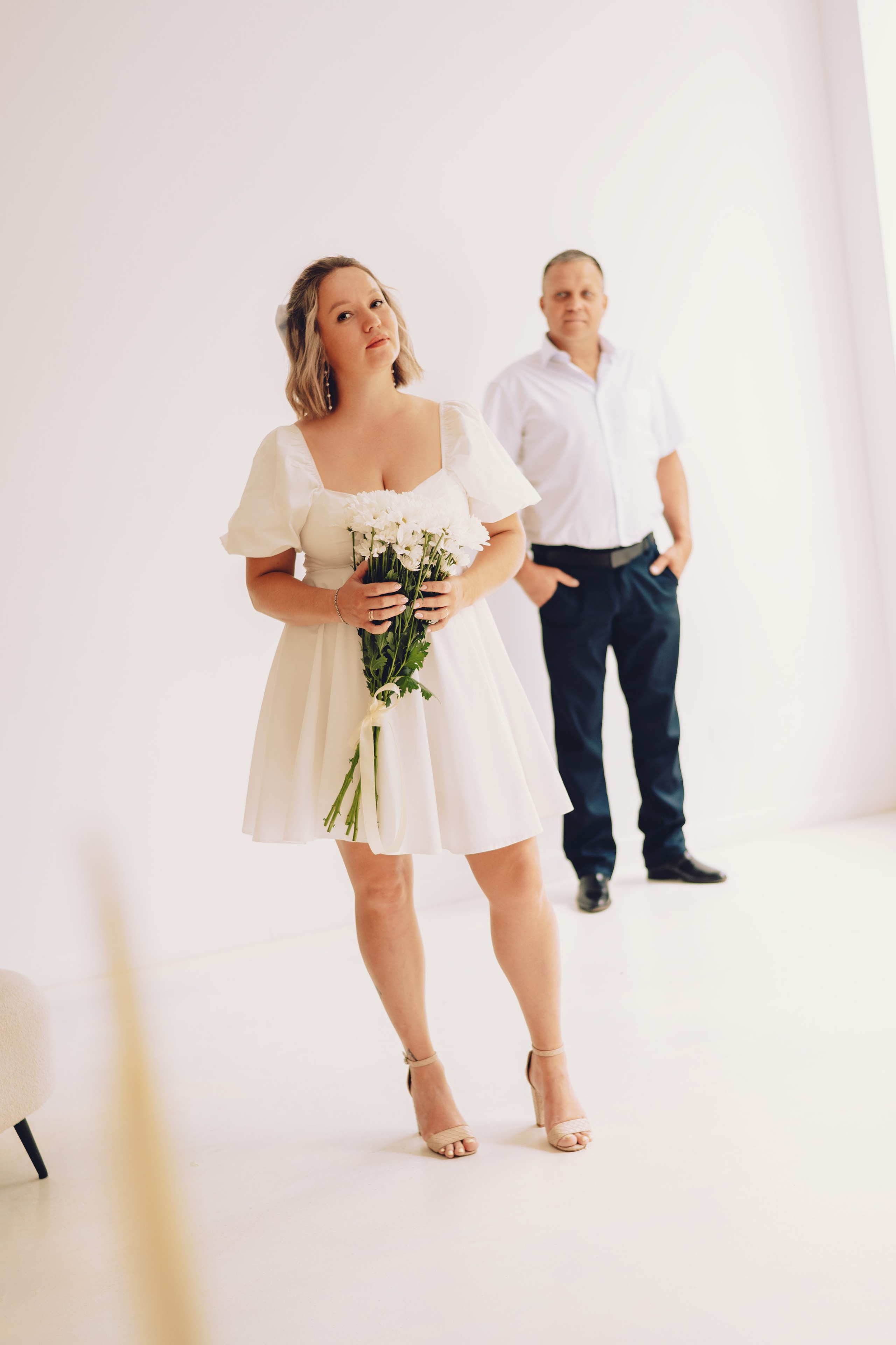 Свадебная фотосессия в студии. Фотограф в Кирове Инна Софронова