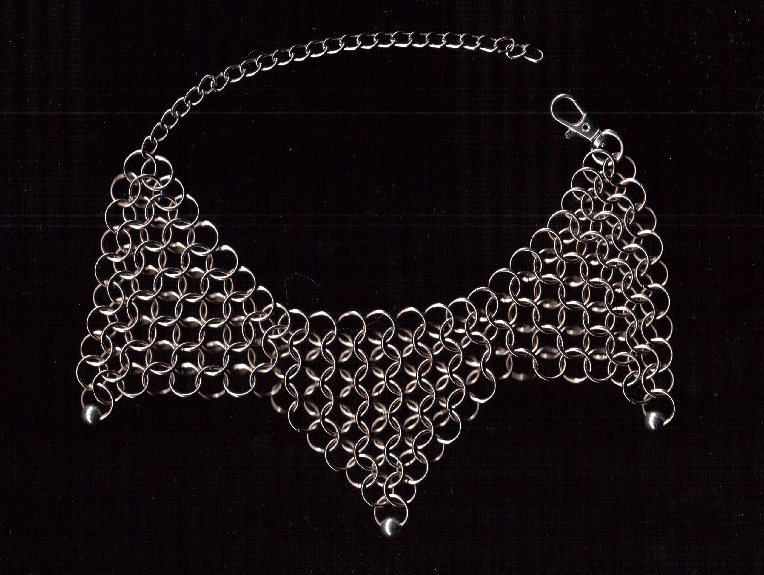 Чокеры из кольчуги. Украшения из кольчуги в Москве Соня Спросонья