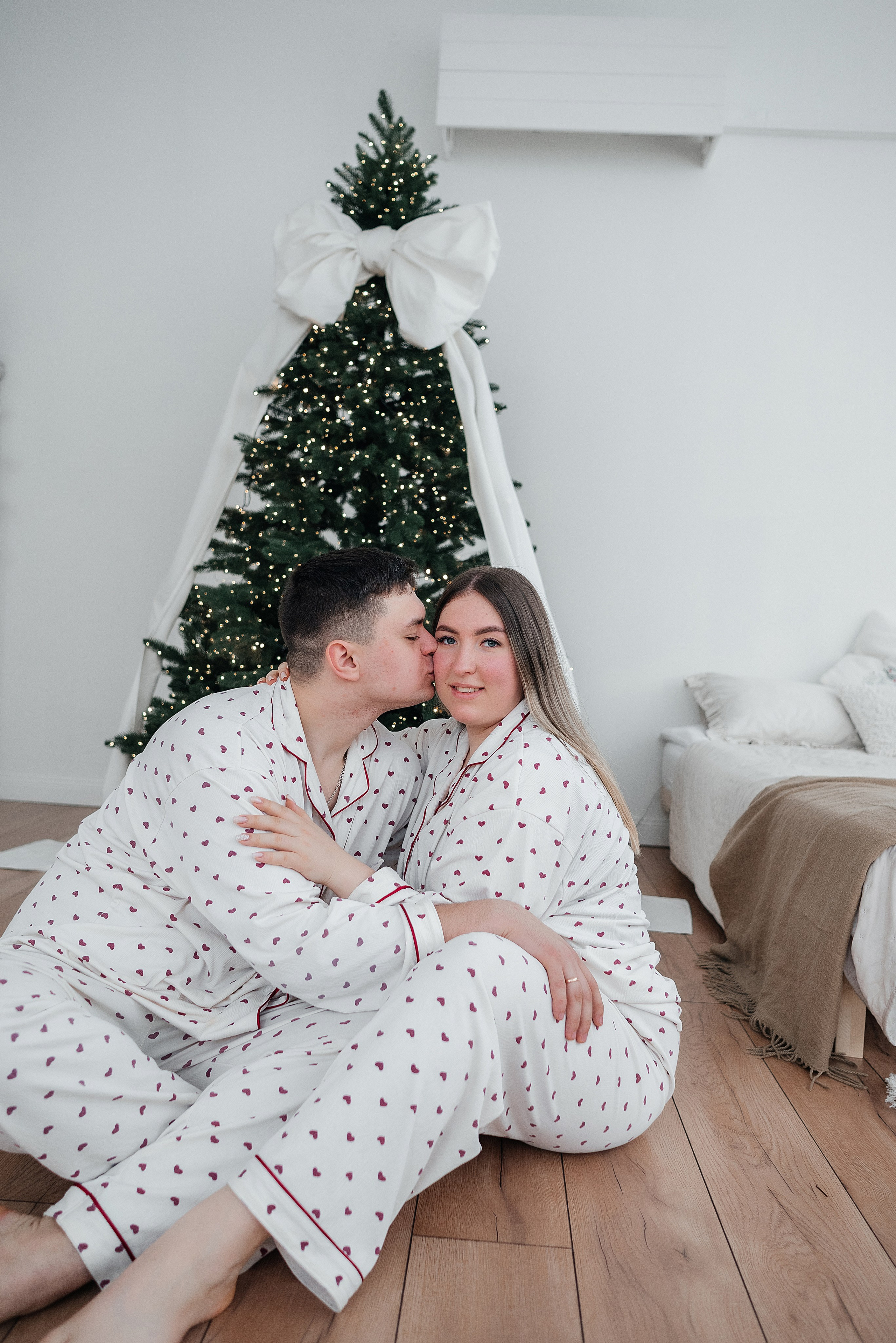 Семейная съемка к Новому году. Фотограф Анастасия Фомина