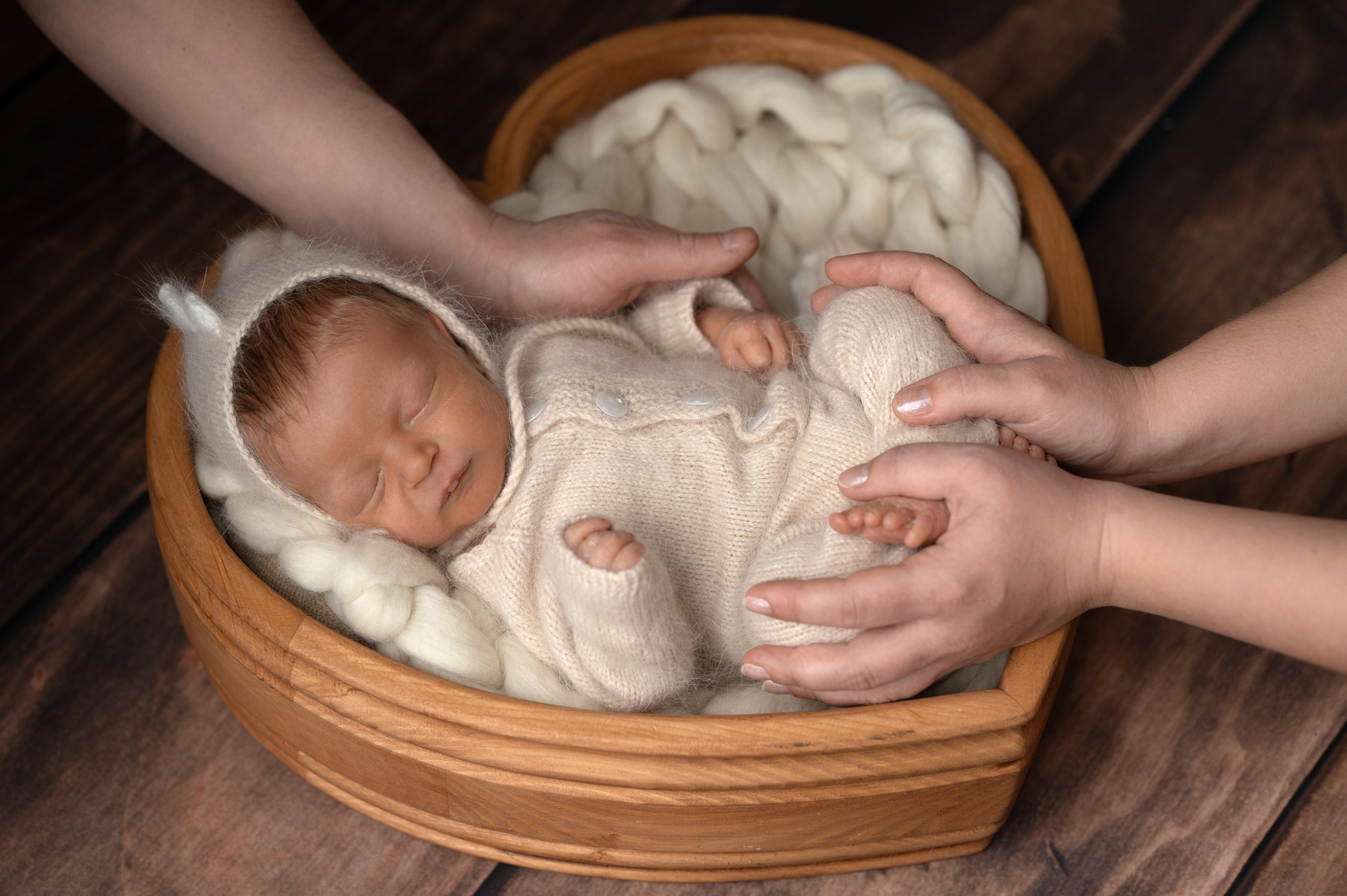 Максим 9 дней. Фотограф новорождённых Ольга Ушакова Москва