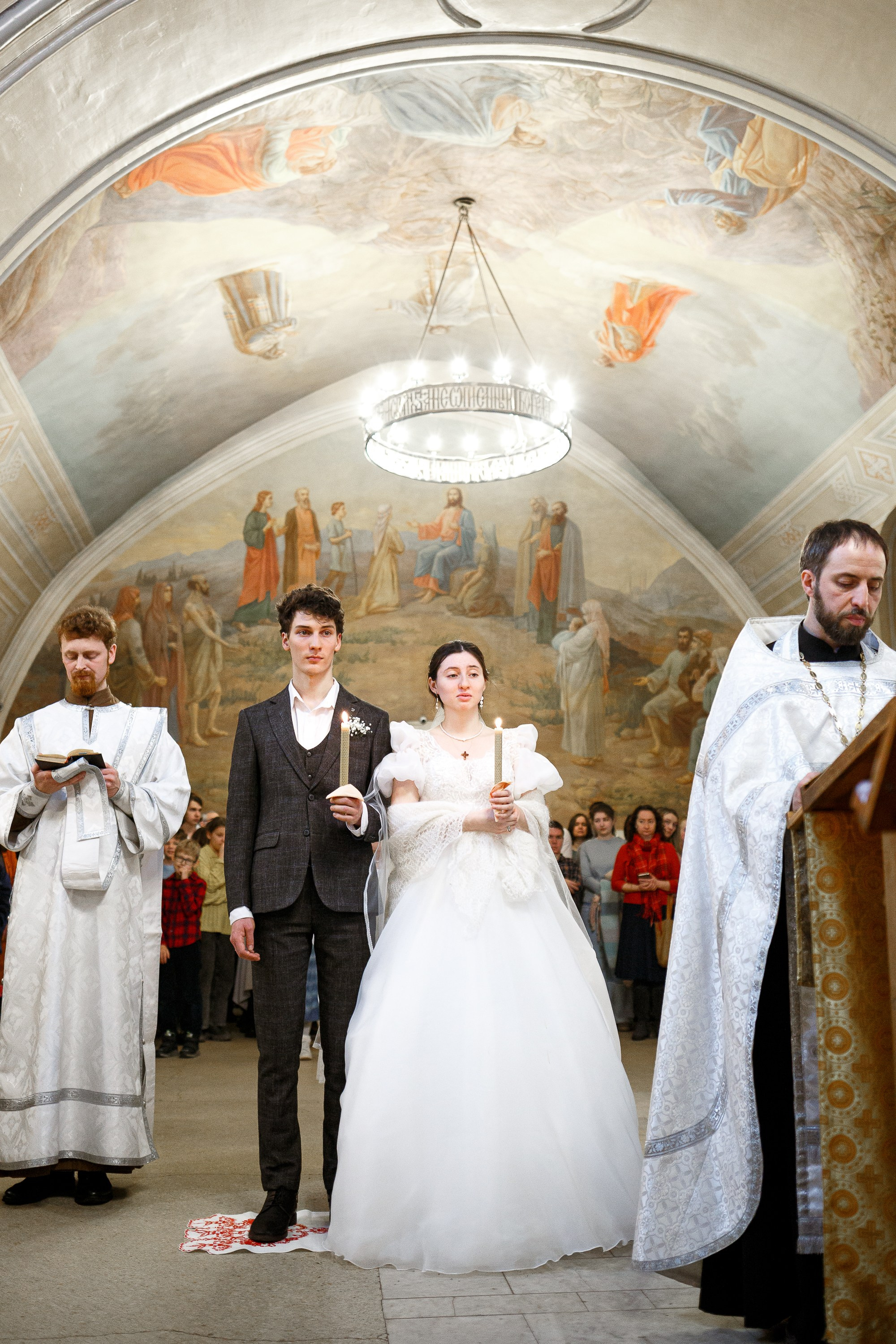 Венчание в храме Космы и Дамиана в Шубине