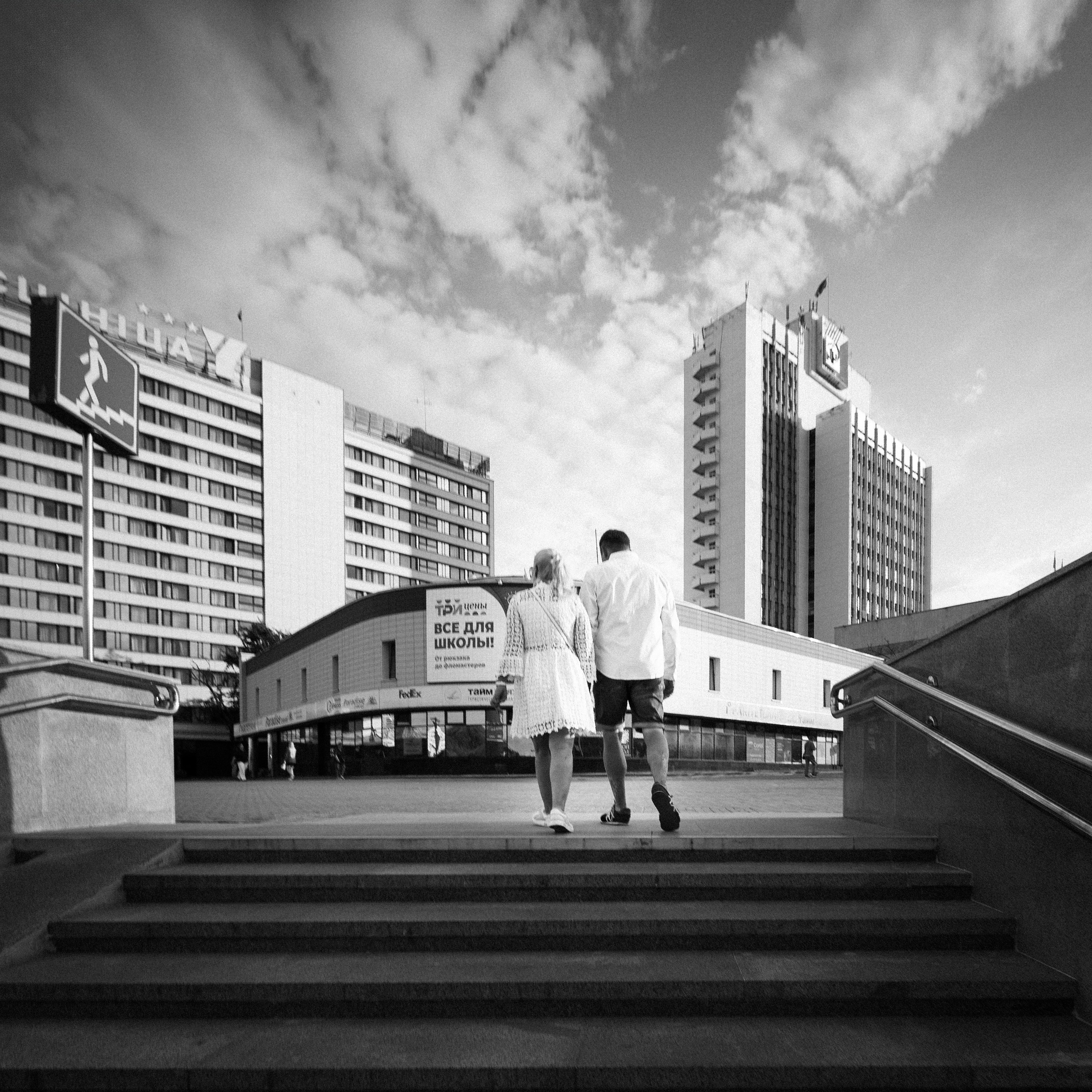 Минск. Фотограф Антон Швец — Монохромная реальность