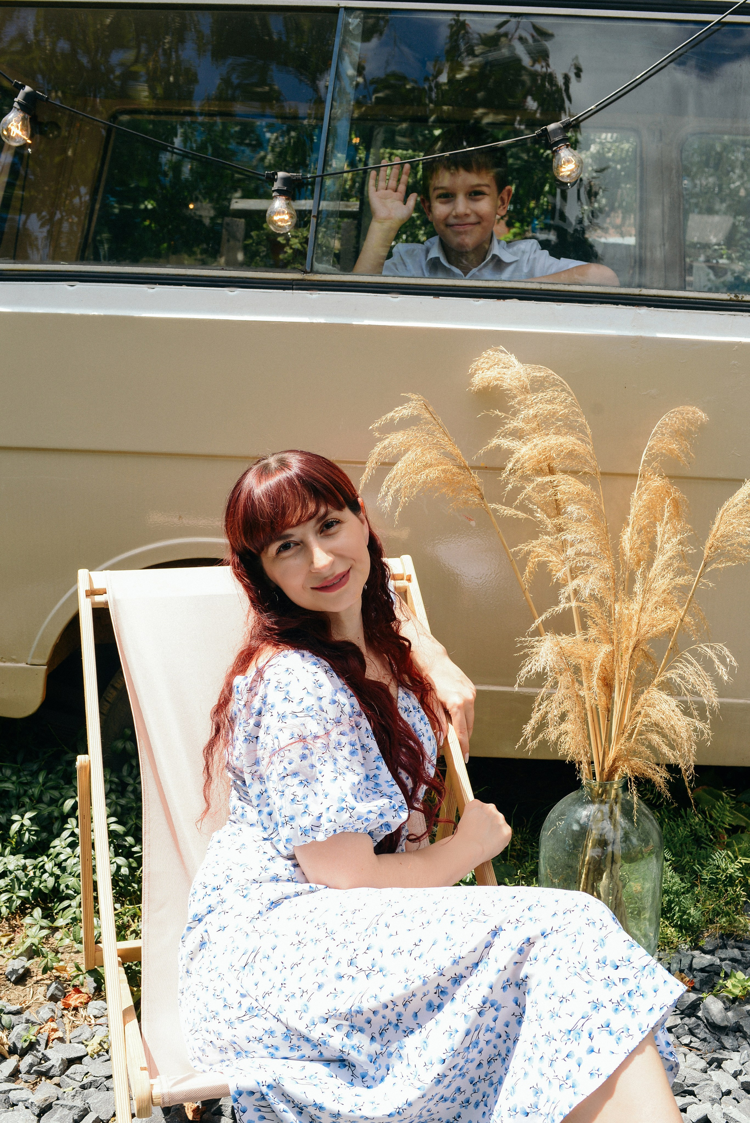 Вера, ромашки и Рома). Фотограф Ярута Оксана / Ростов-на-Дону