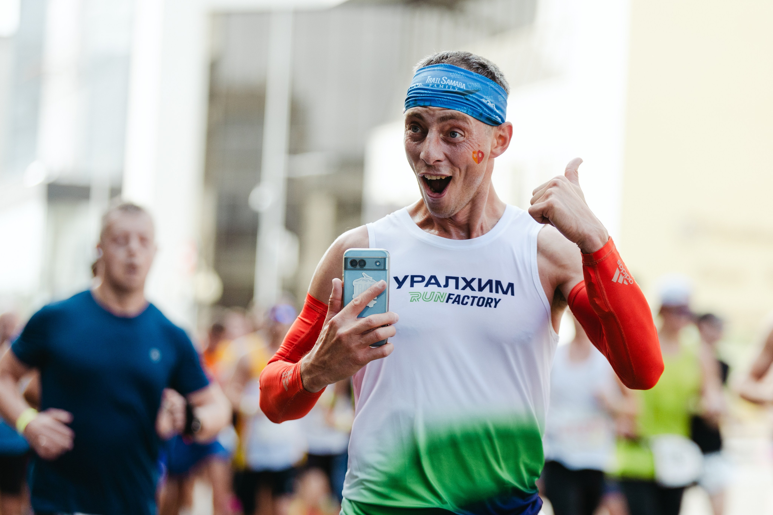 УRF на Московском Марафоне. Фотограф Иван Косарев