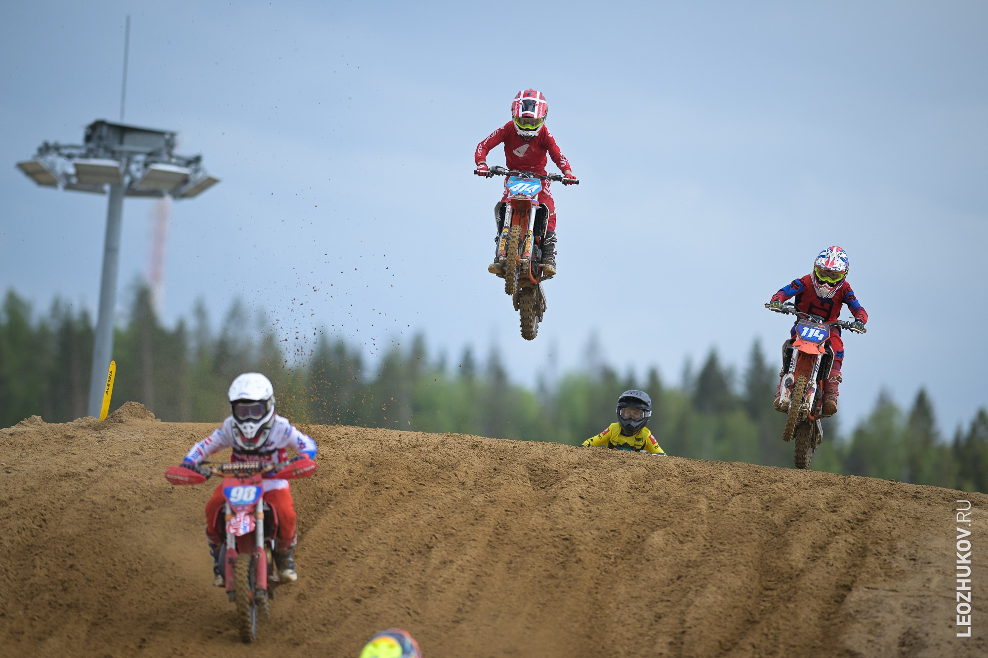 1 round of ММТ RGP russian motocross championships. Sports photographer Leonid Zhukov