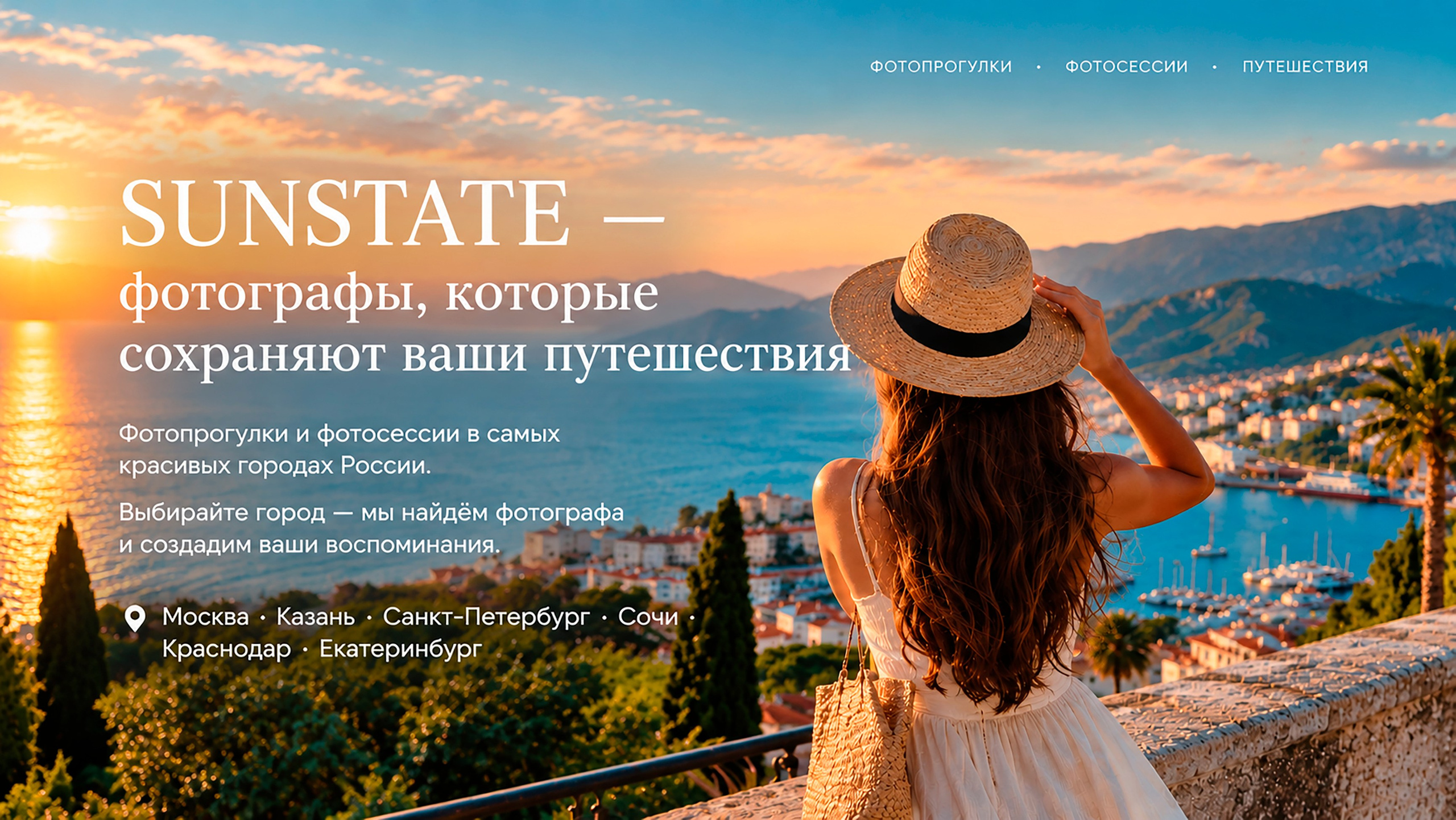 SUNSTATE — фотопрогулки и фотосессии
