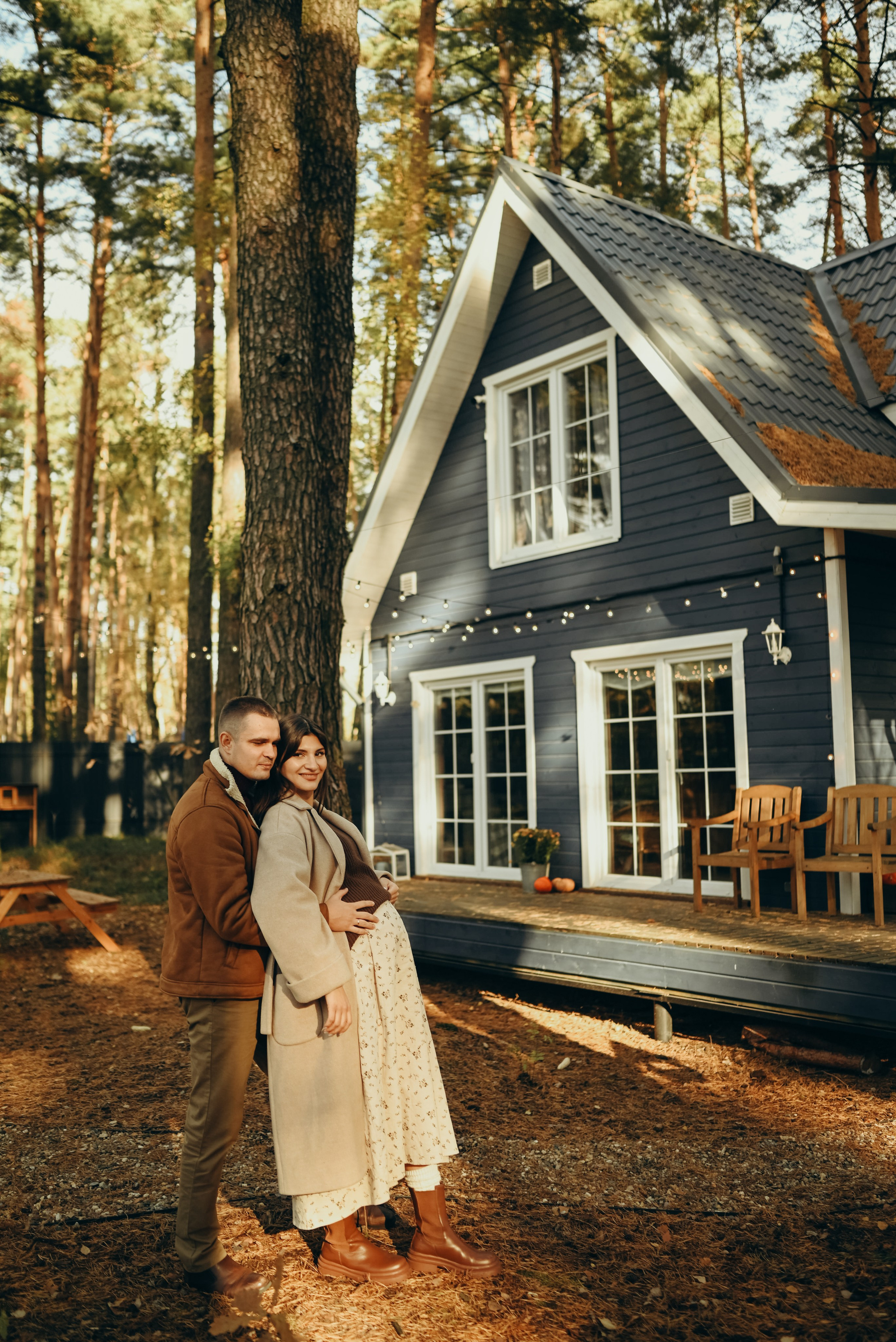 Дача осенью. Семейный фотограф в Москве Люберцах Ирина Вронская