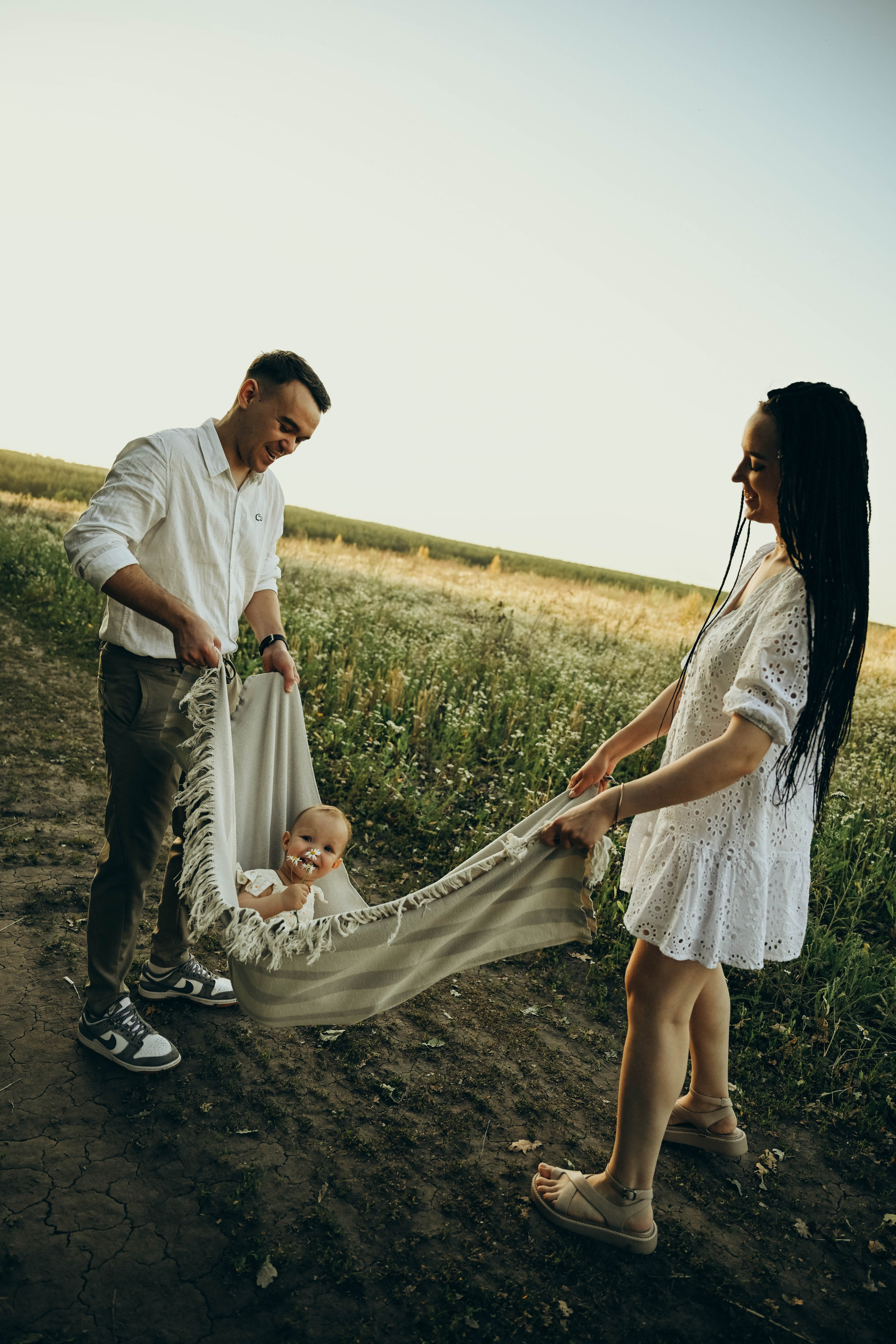 Ромашковое поле. Семейный фотограф в Москве Люберцах Ирина Вронская