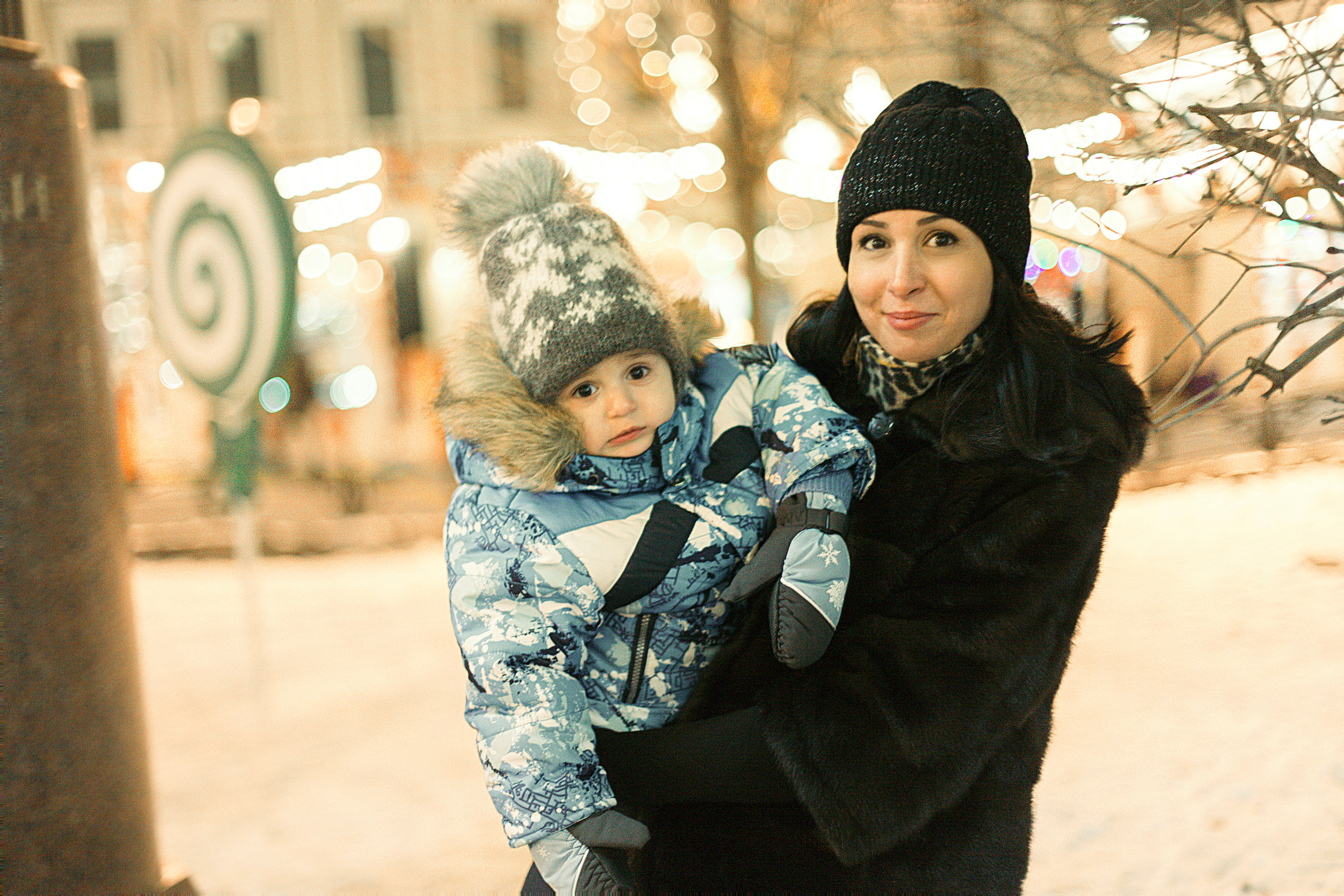 Зимняя фотопрогулка с малышом. Фотограф Анастасия Аветян. Санкт-Петербург