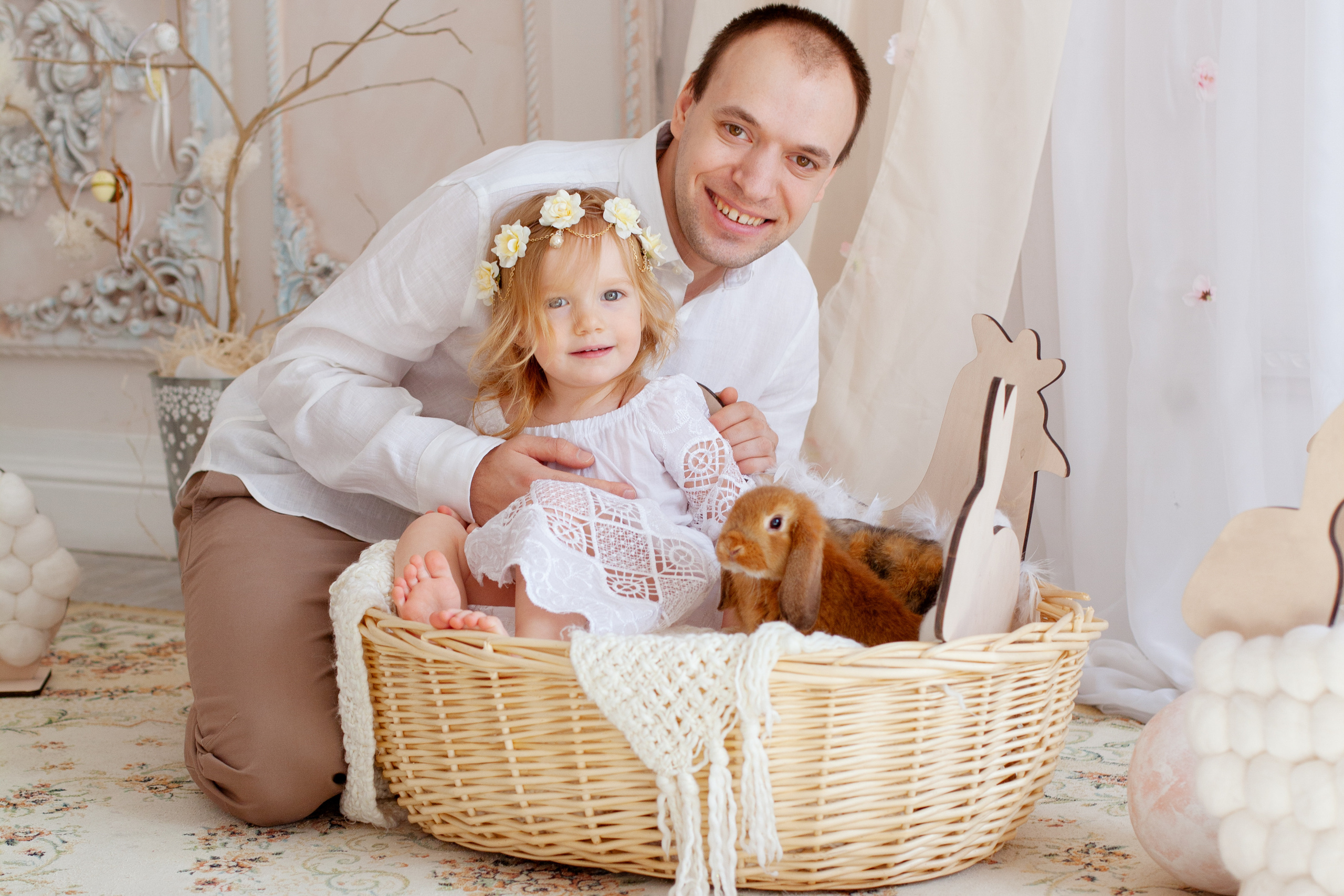 С кроликами. Фотограф Анастасия Аветян. Санкт-Петербург