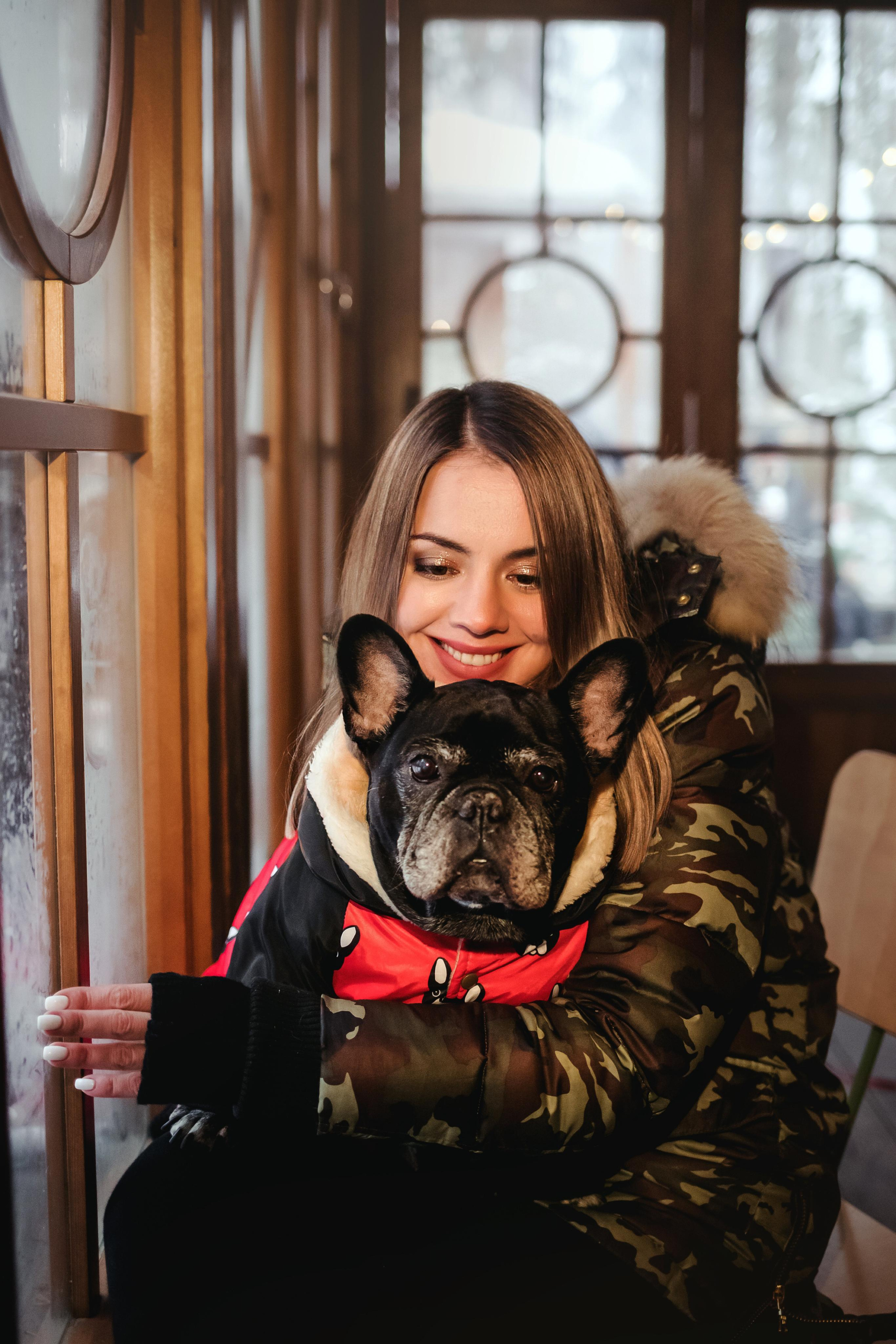 Фотосессия с бульдогом Жулей