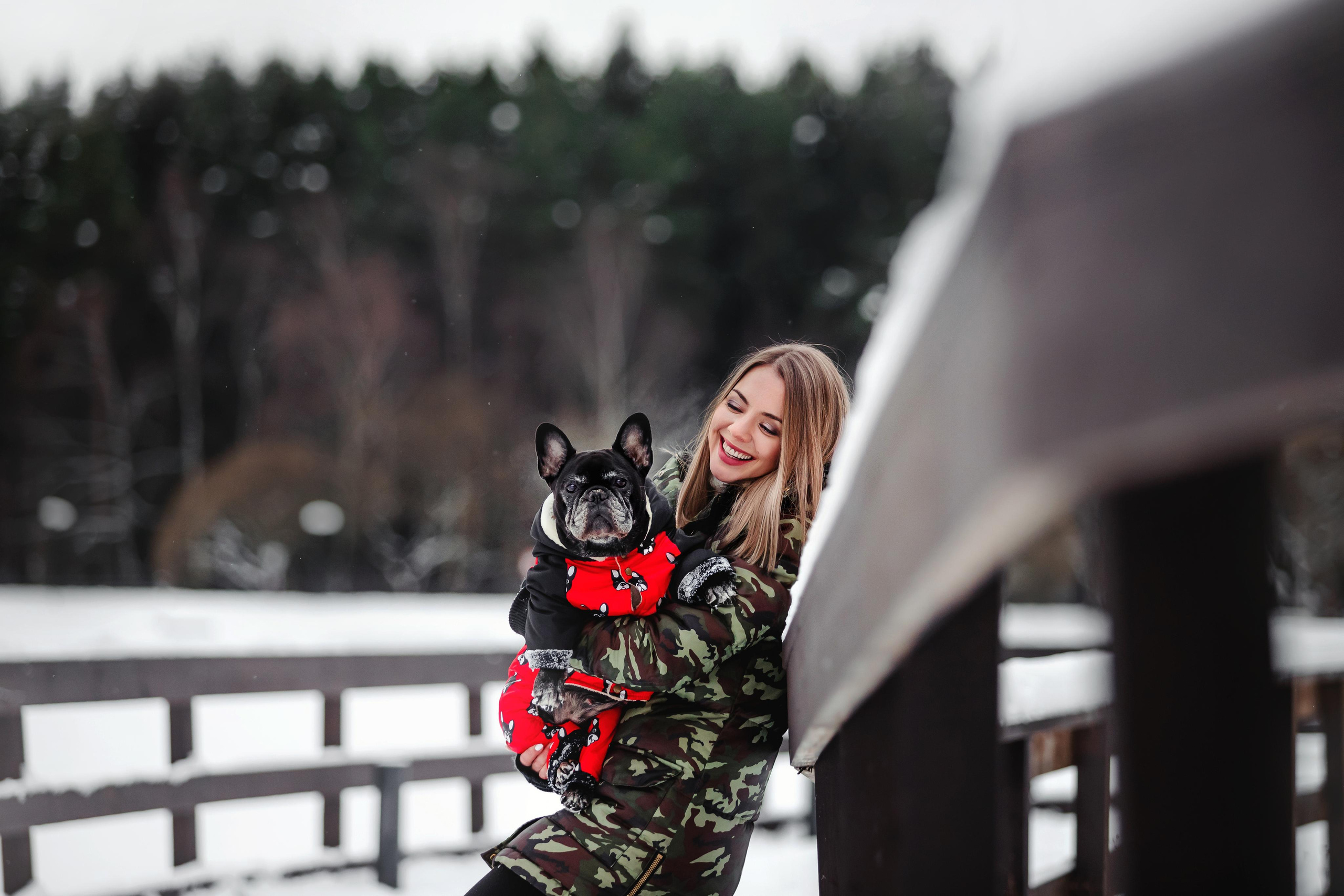 Фотосессия с бульдогом Жулей