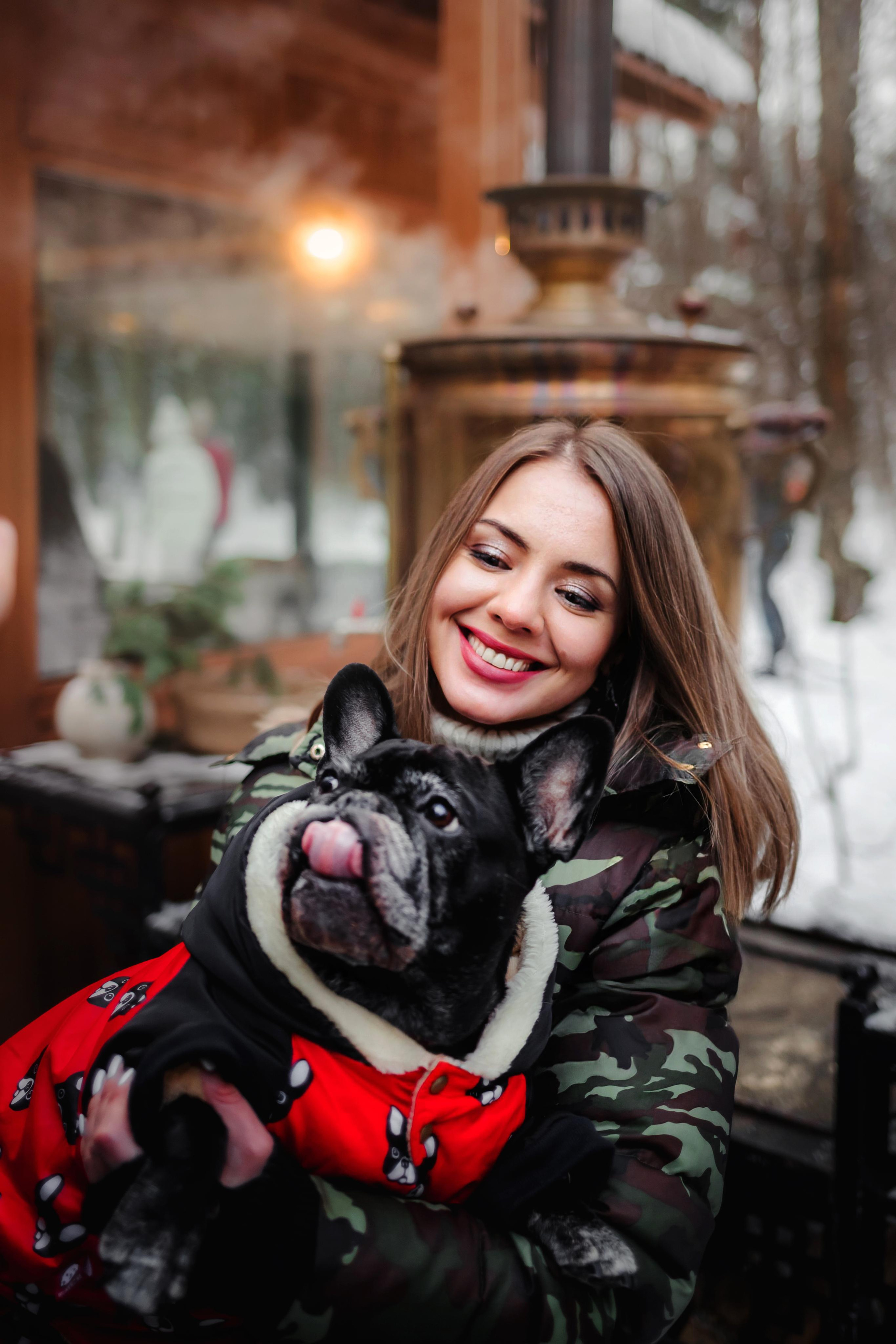 Фотосессия с бульдогом Жулей