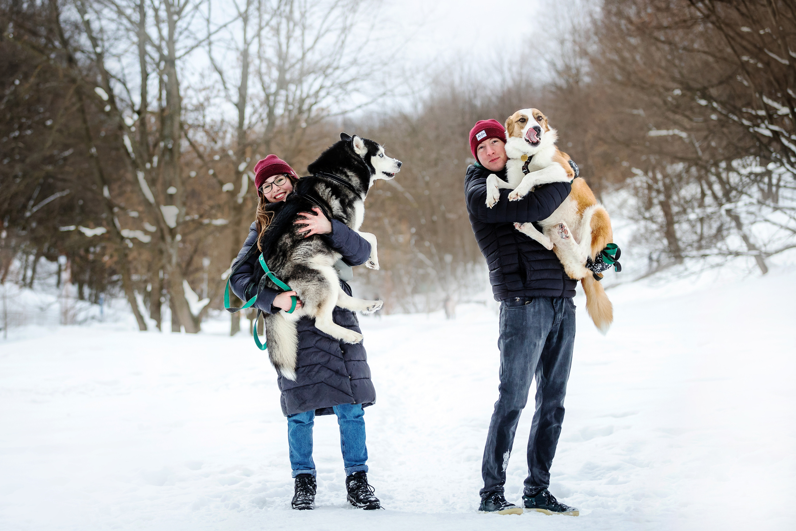 Зимняя фотосессия в парке Коломенское