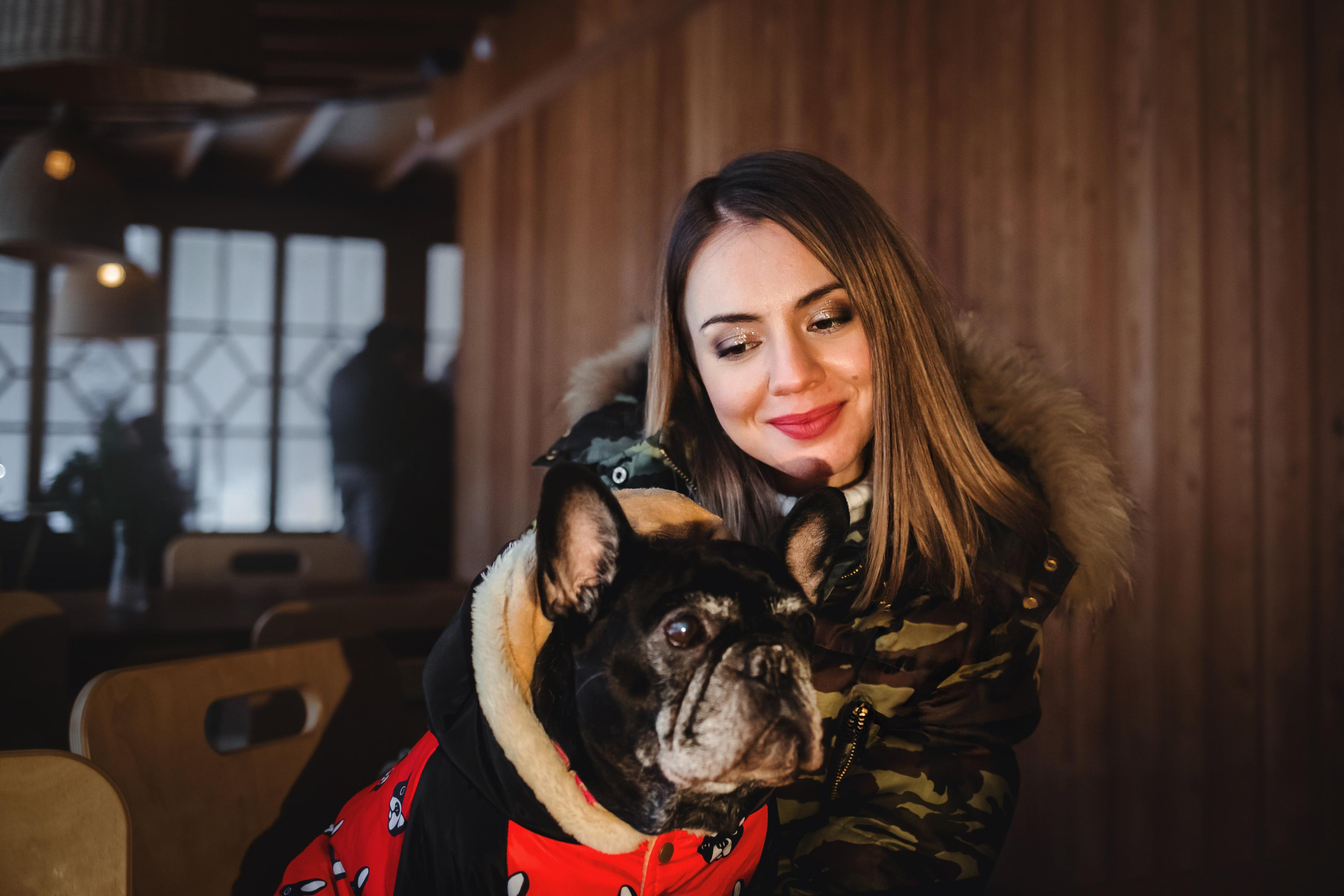 Фотосессия с бульдогом Жулей