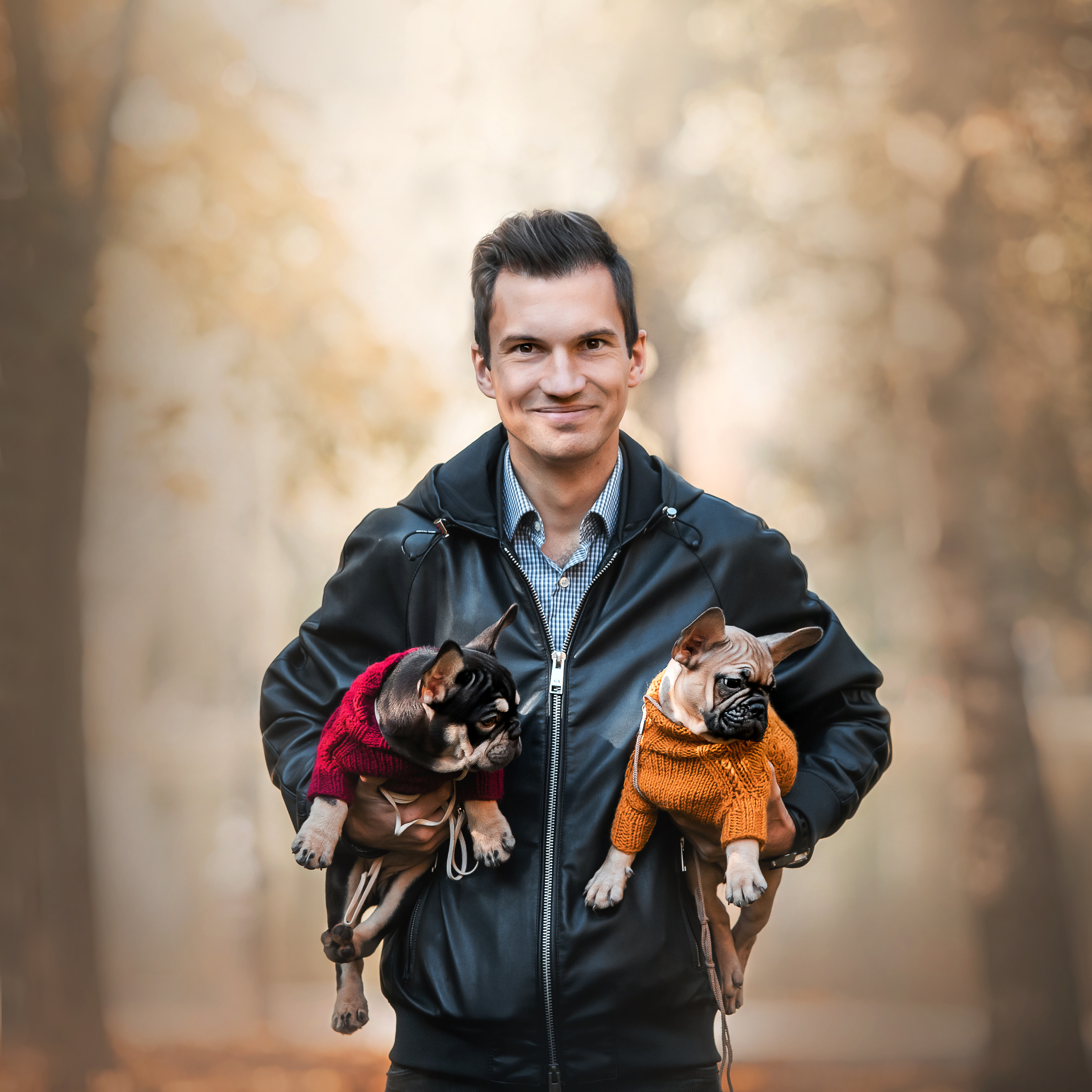 Фотосессия с собаками Мотя и Вилья