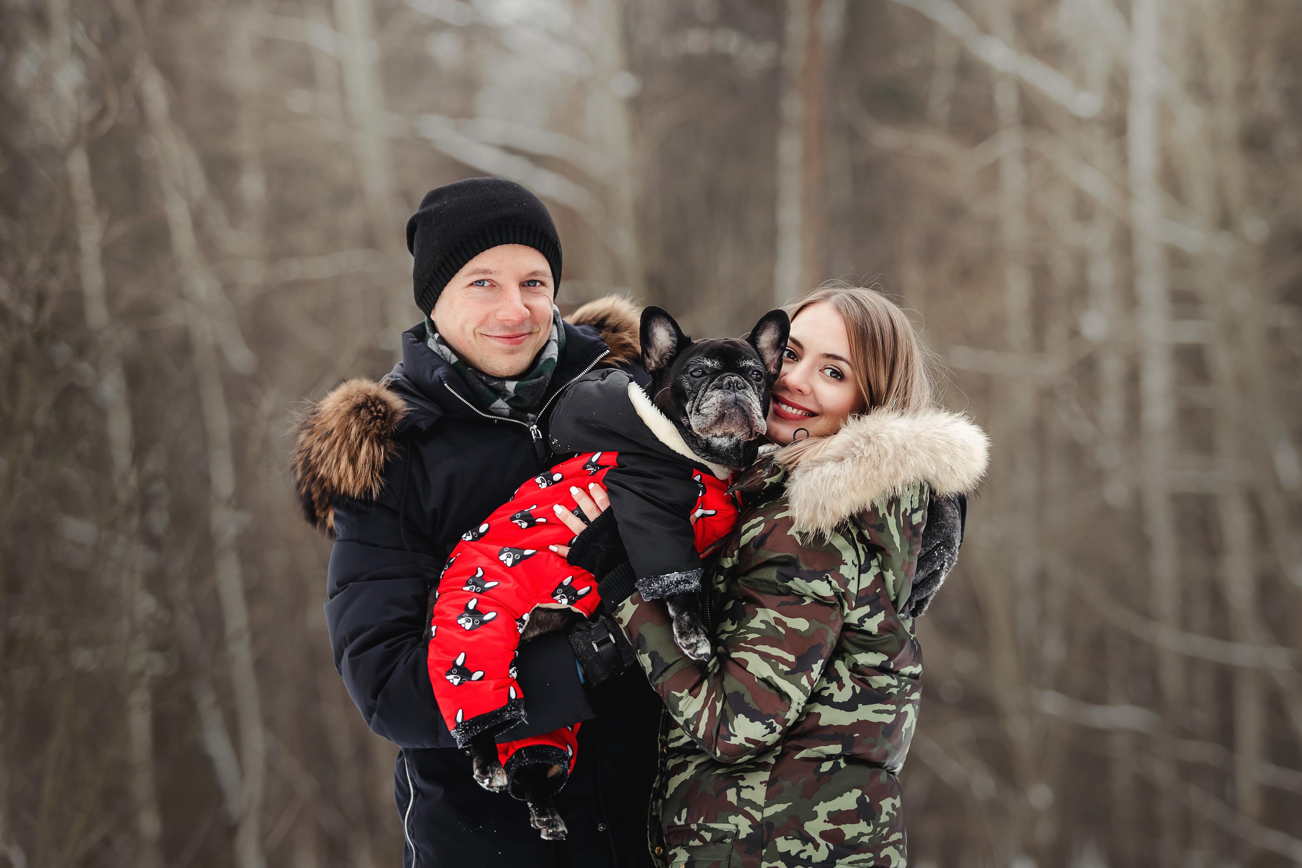 Фотосессия с бульдогом Жулей