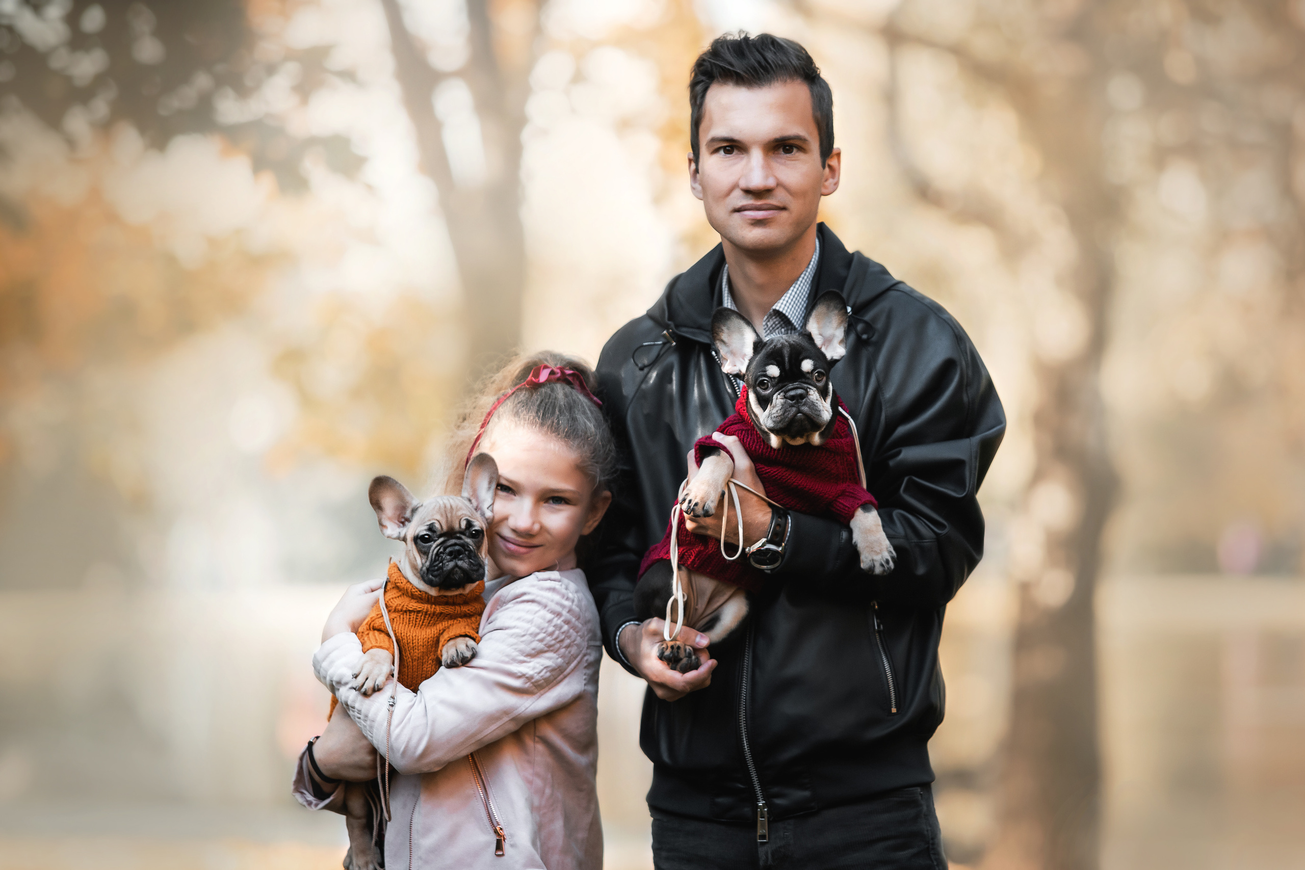 Фотосессия с собаками Мотя и Вилья