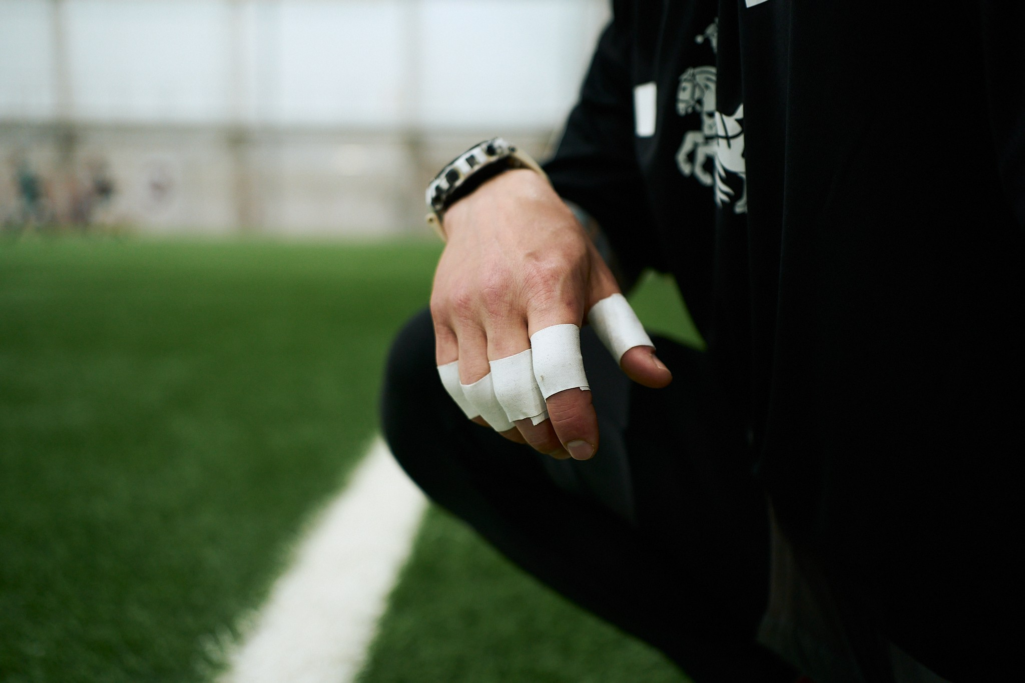 Friendly football match: Seimas of the Republic of Lithuania vs. Sviatlana Tsikhanouskaya’s Office. Photographer in Vilnius