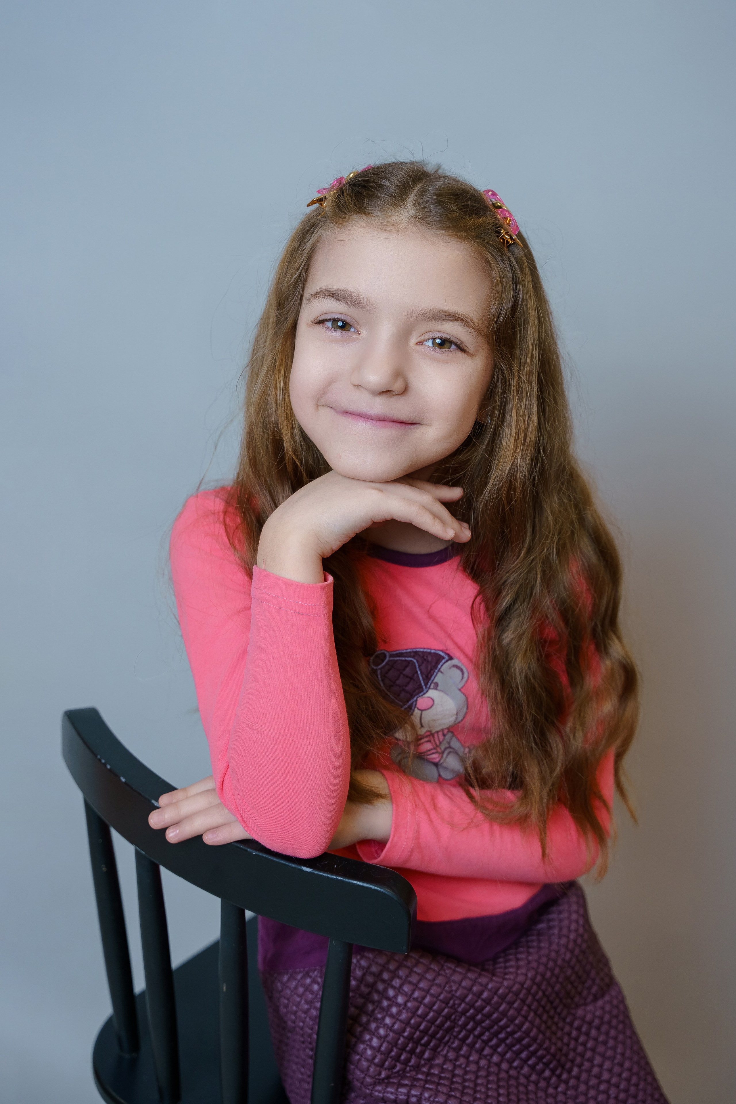 Студийная съемка в саду