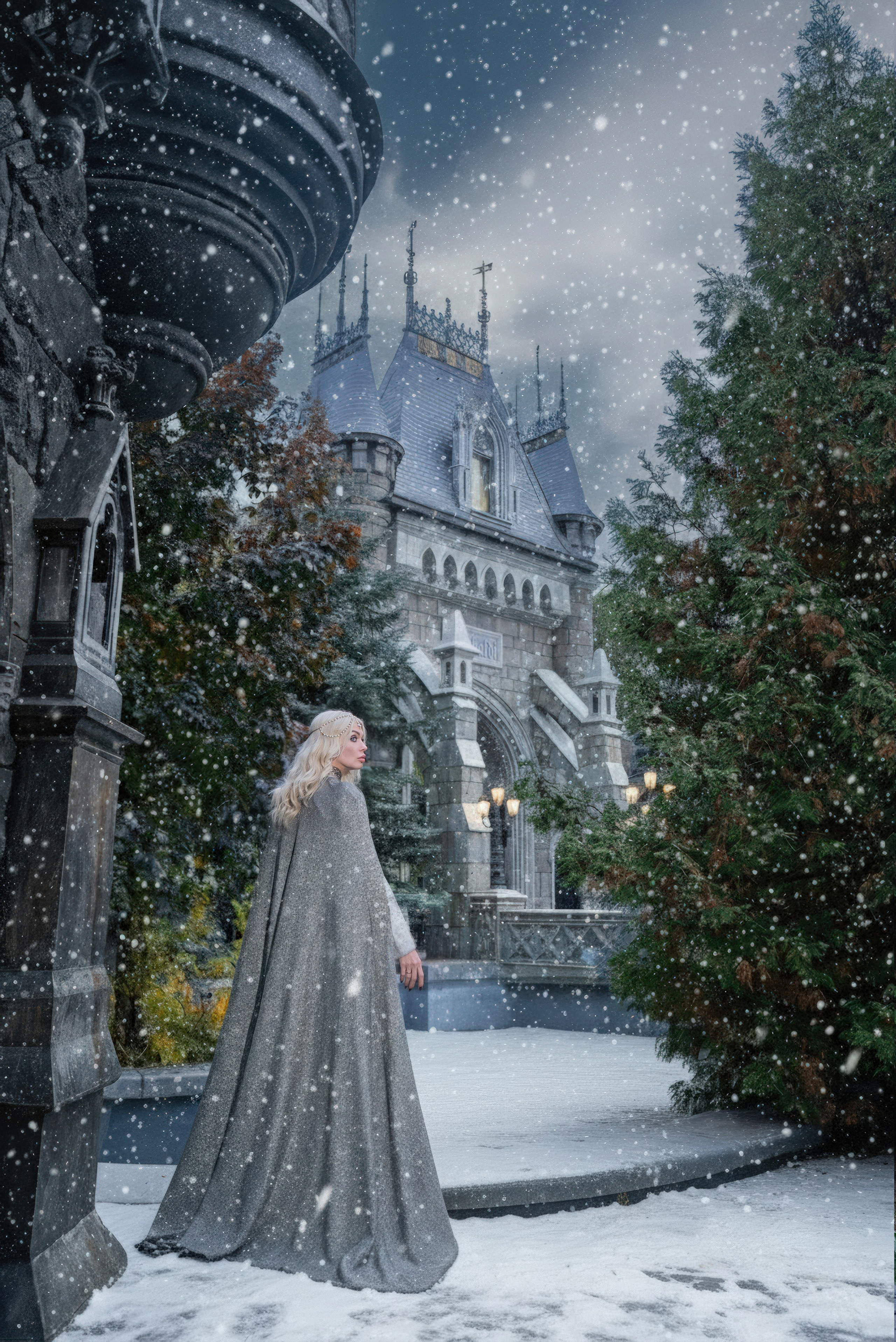 Новогодняя фотосессия в Замке Гарибальди. Фотограф Батурин Денис — Фотосессия в Замке Гарибальди