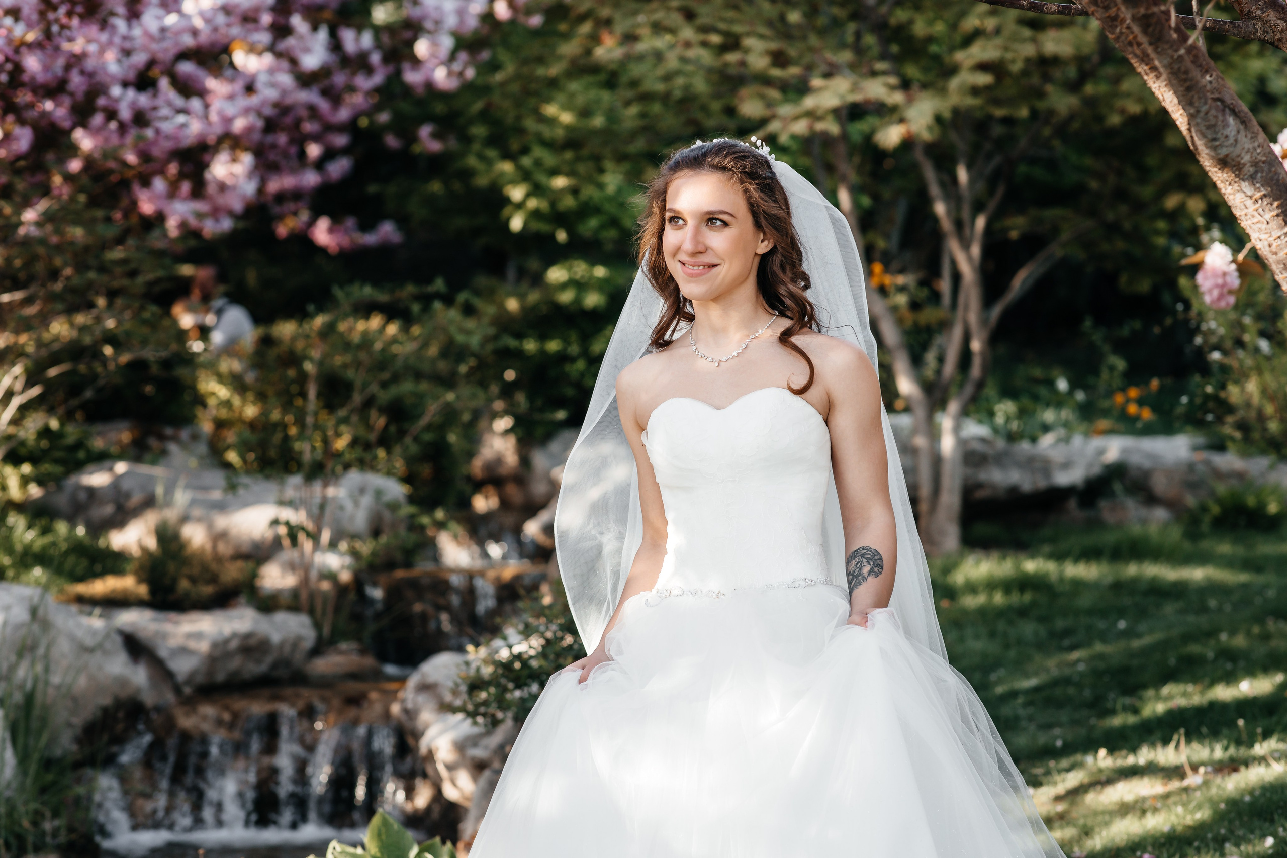 Сакура в Японском саду. Анонс свадьбы для Никиты и Марины. Свадебный фотограф в Крыму и Севастополе Ольга Баскакова