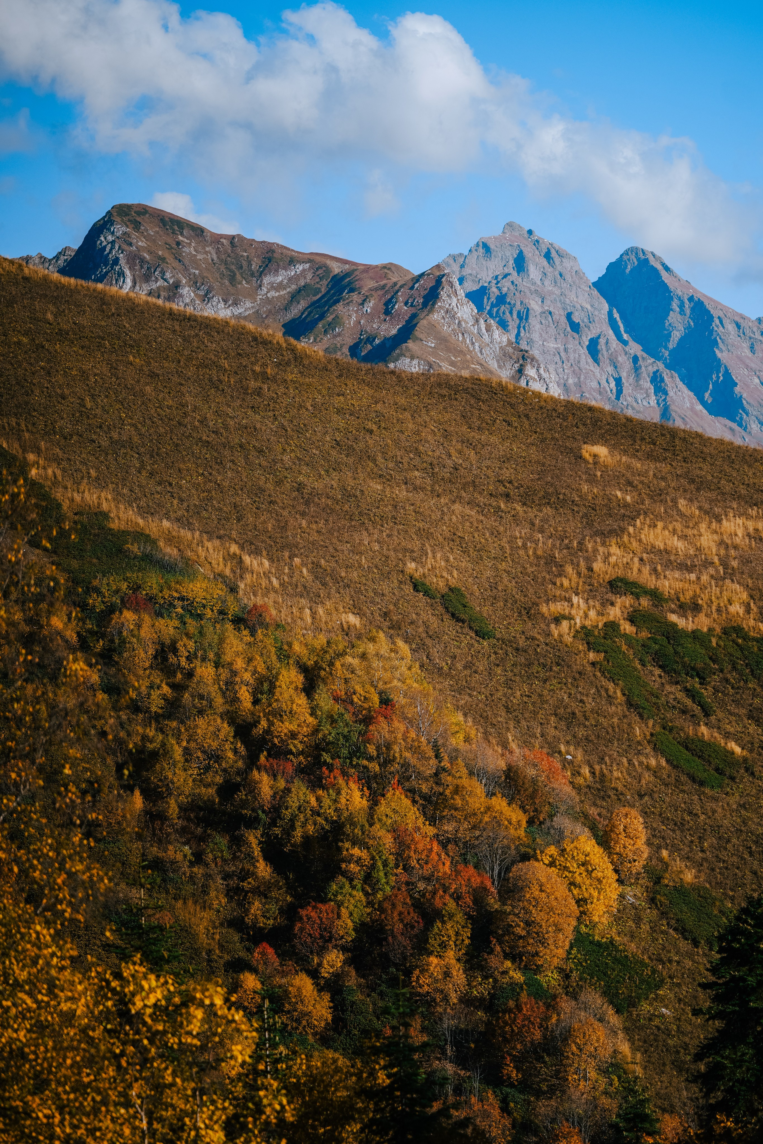 Роза Пик, тропа Турья ✽ Октябрь. Репортажный фотограф | Роза Хутор Красная Поляна Сочи Сириус
