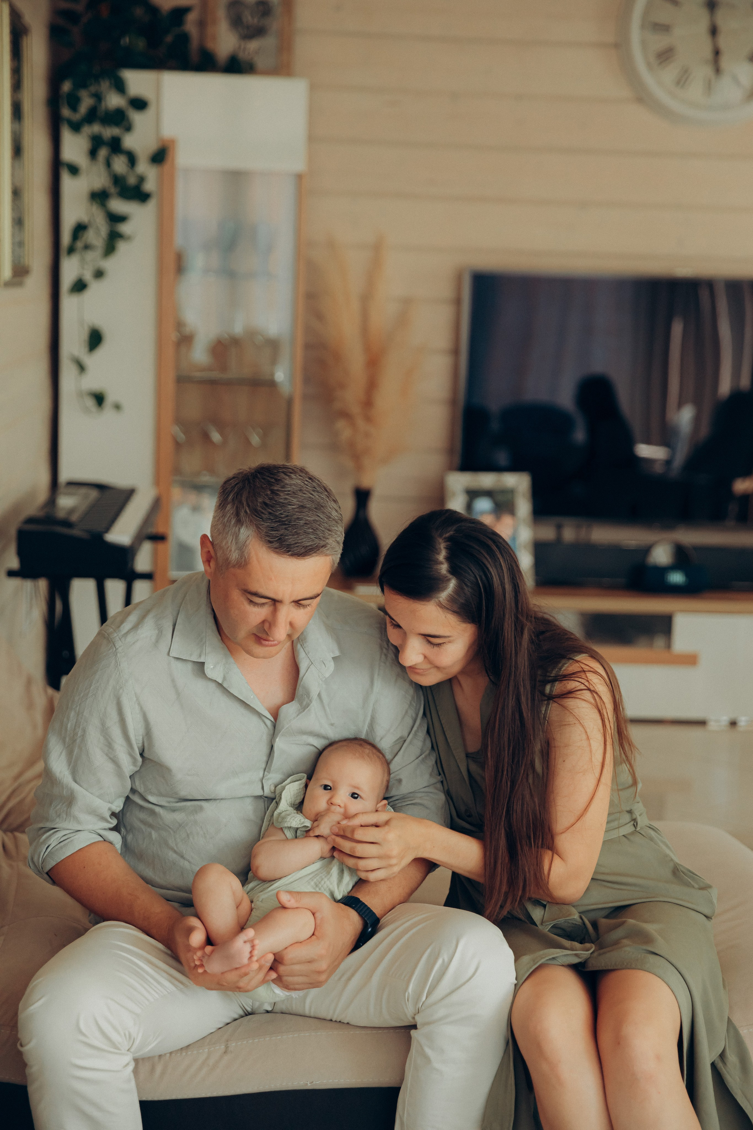 Домашняя фотосессия. Семейный фотограф, фотограф новорожденных в Москве, Анастасия Федяева