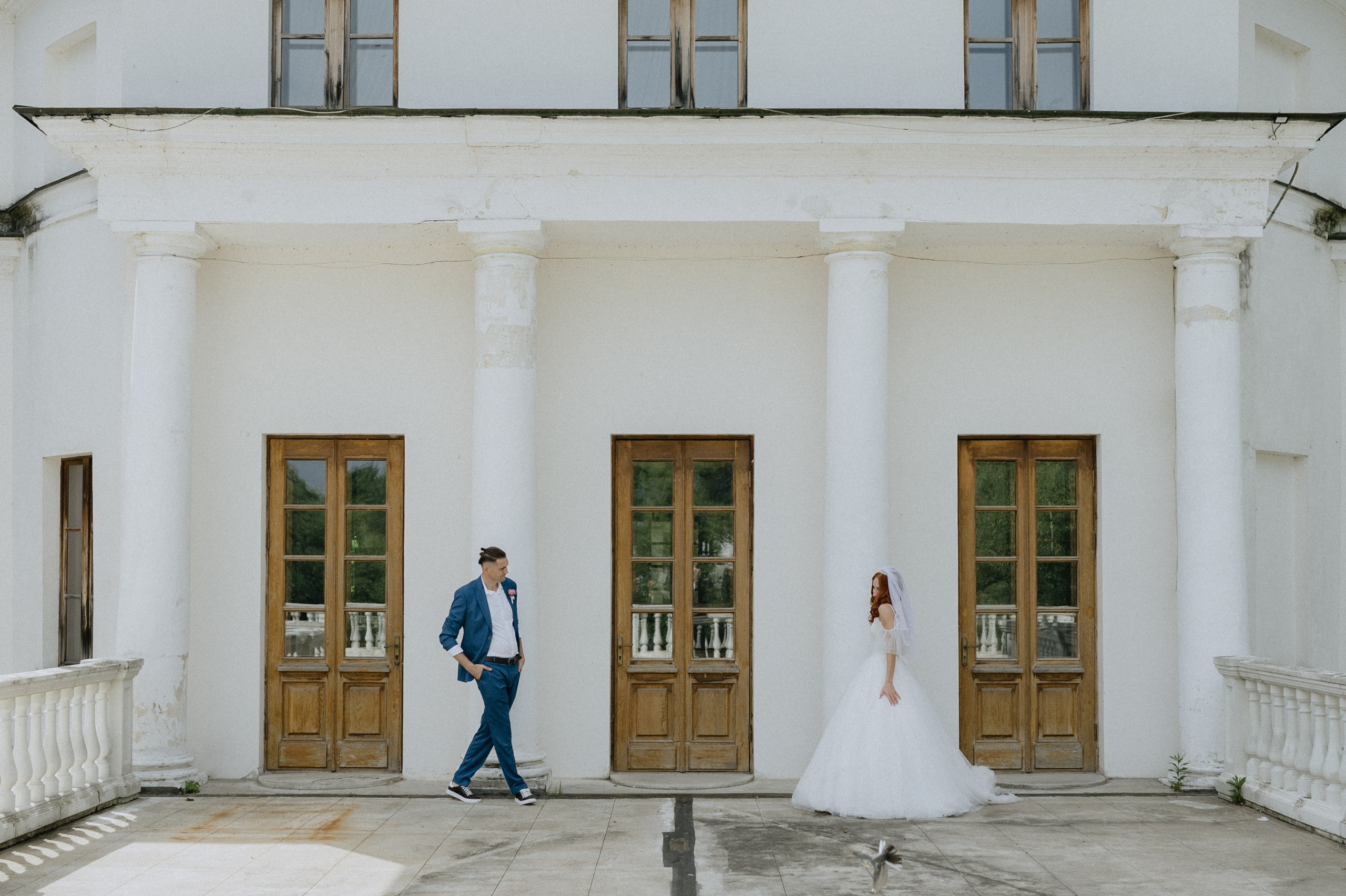Регистрация брака и свадебная фотосессия в музее-заповеднике Остафьево. Свадебный фотограф Москва — Сергей и Татьяна
