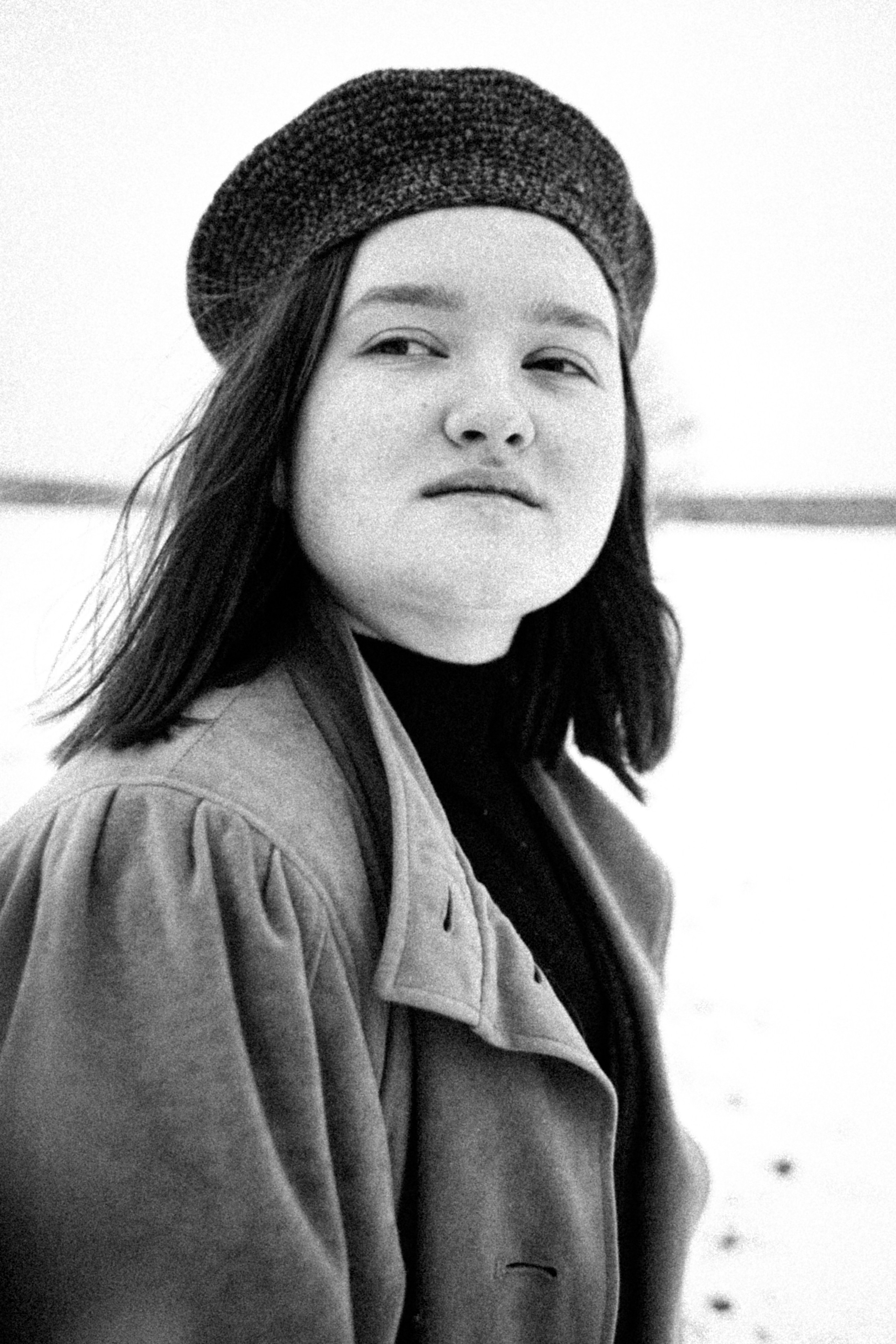 Олеся. Зимнее поле. Фотограф в Нижнем Новгороде