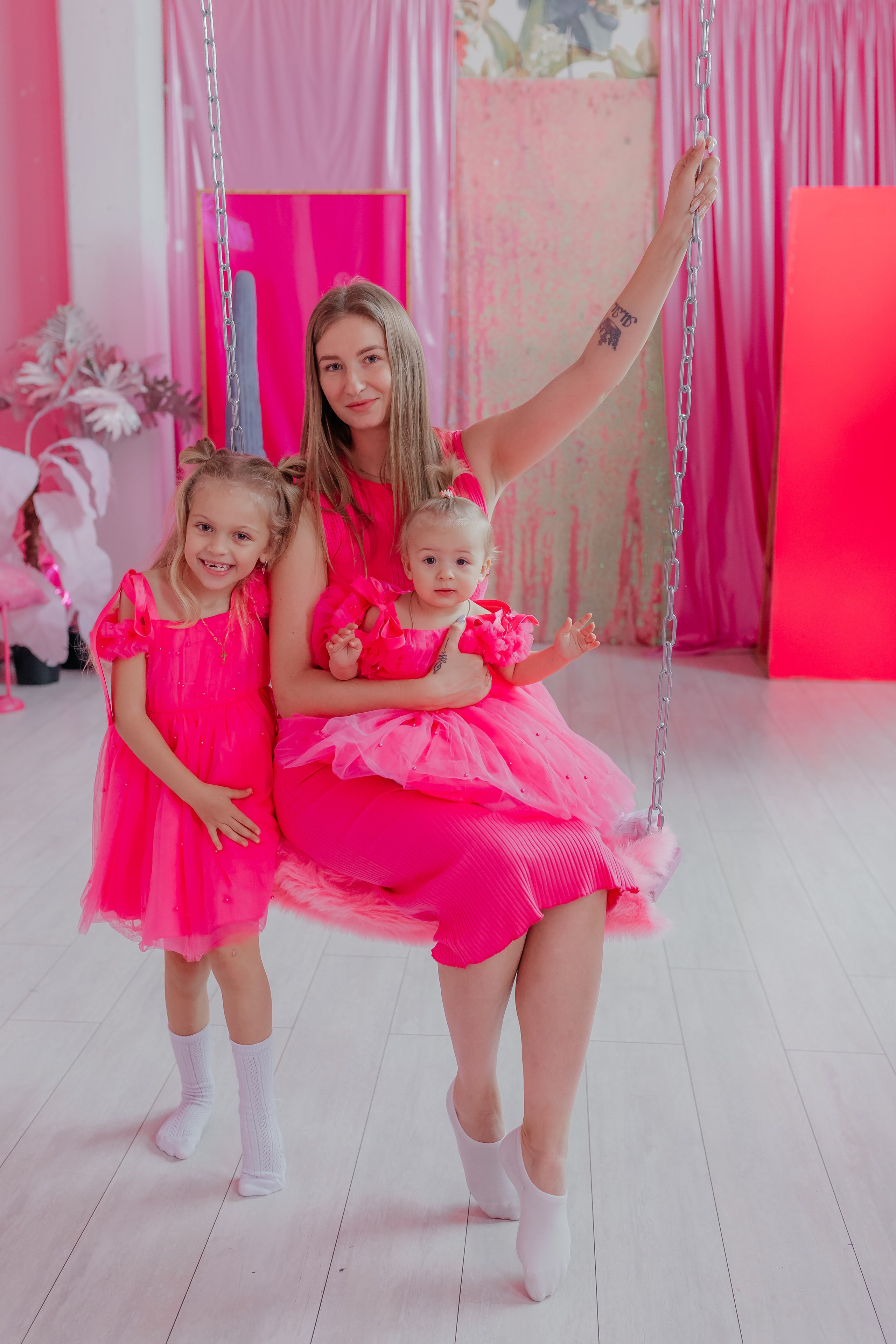 Люба, Маша, Василиса. Семейный и домашний фотограф в Москве и МО Королева Валерия