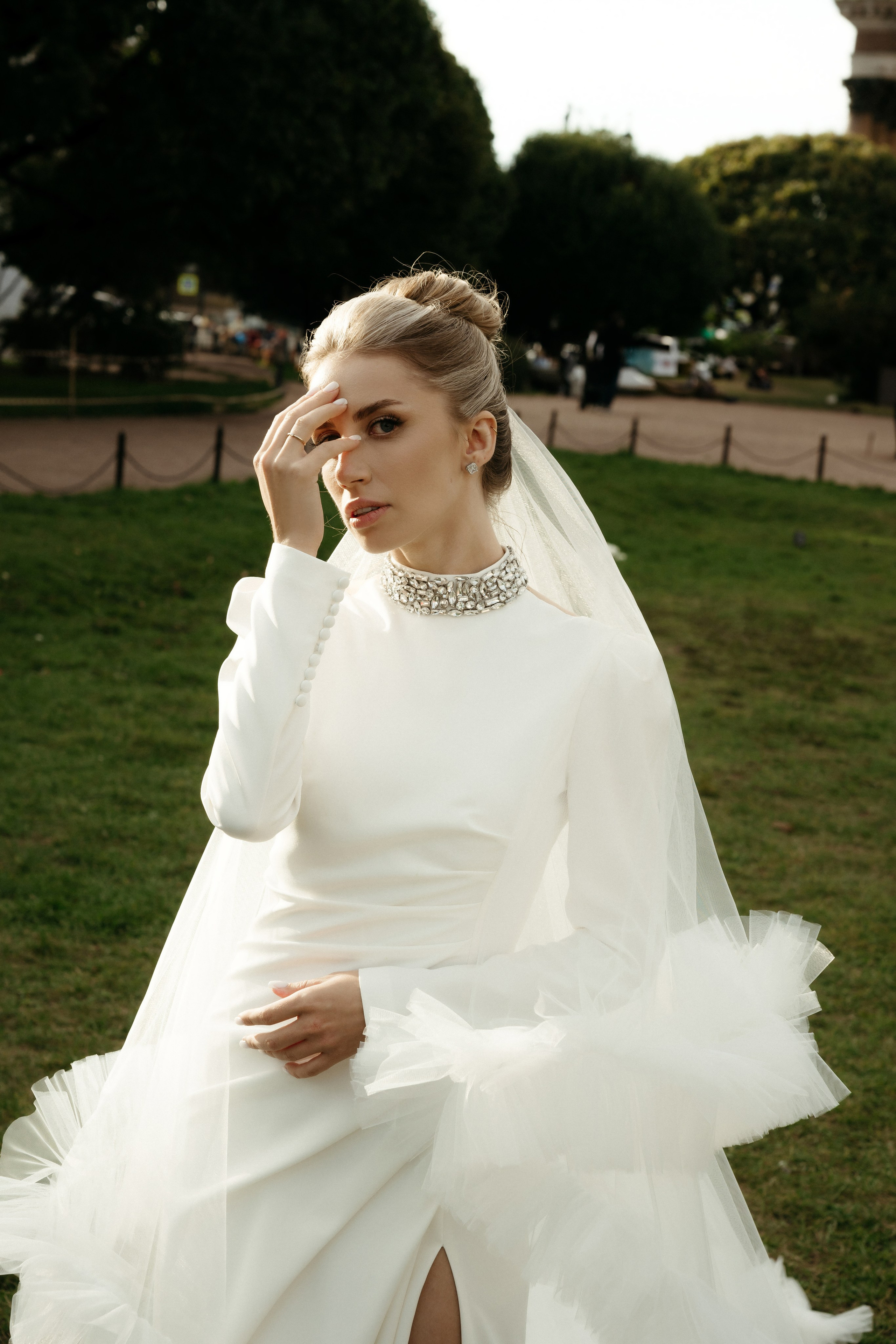 Однажды в летнем саду. Свадебный фотограф в Петербурге Таша Вайб