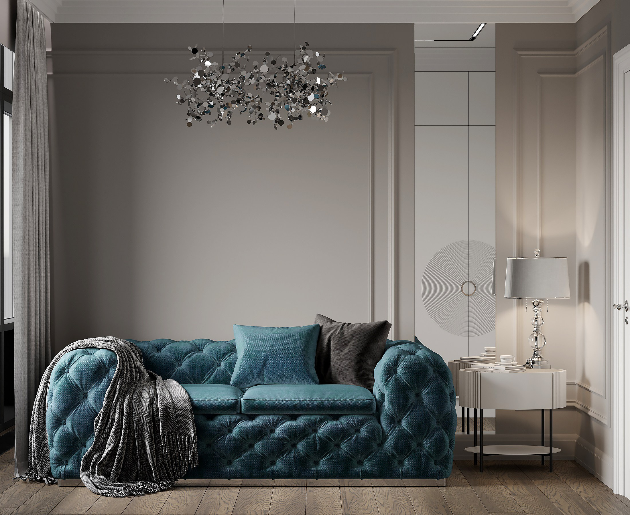 ЖК D1, 90 м² | МОСКВА. Design interior-Samsonyan R