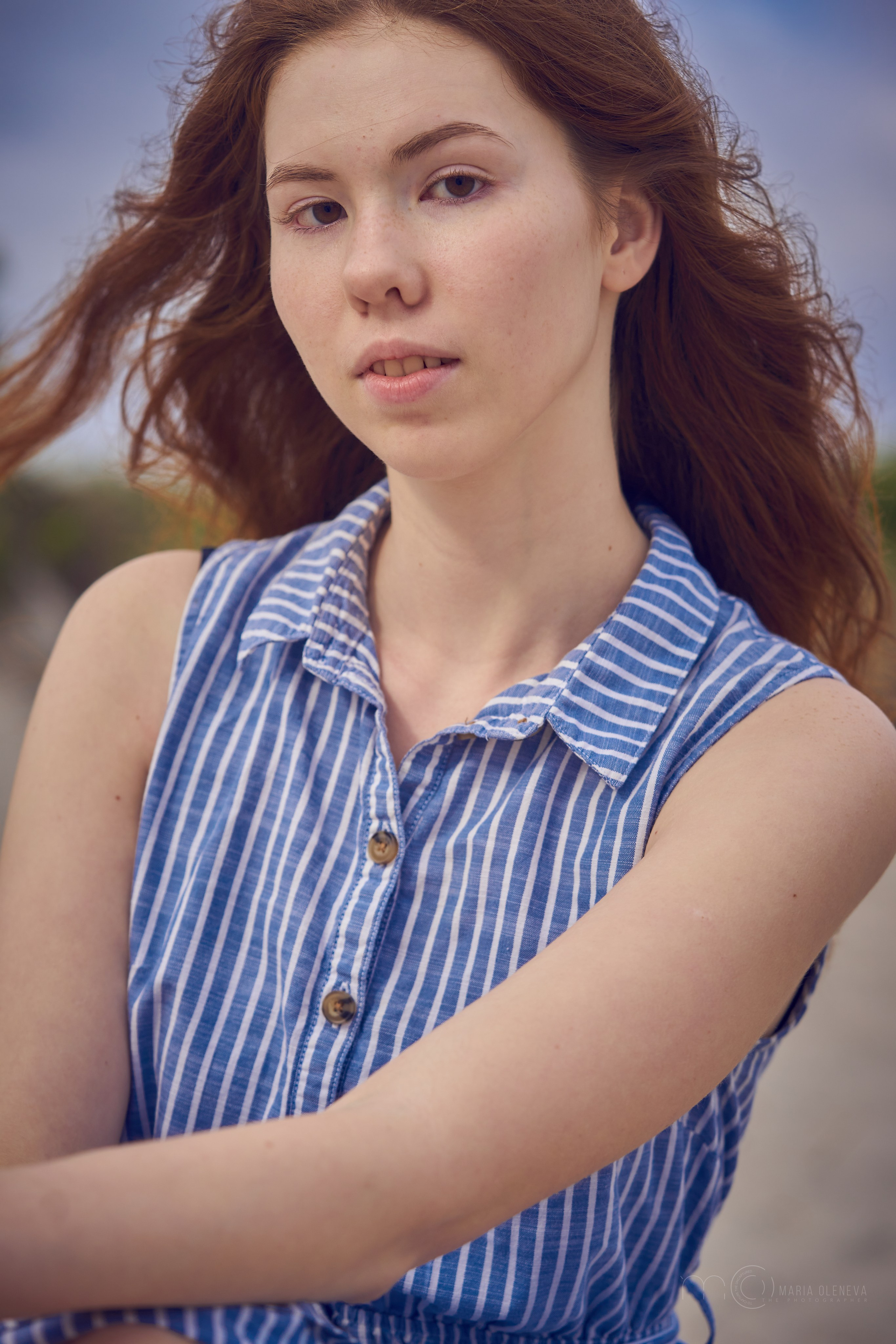 Полина и море. Фотограф Мария Оленева