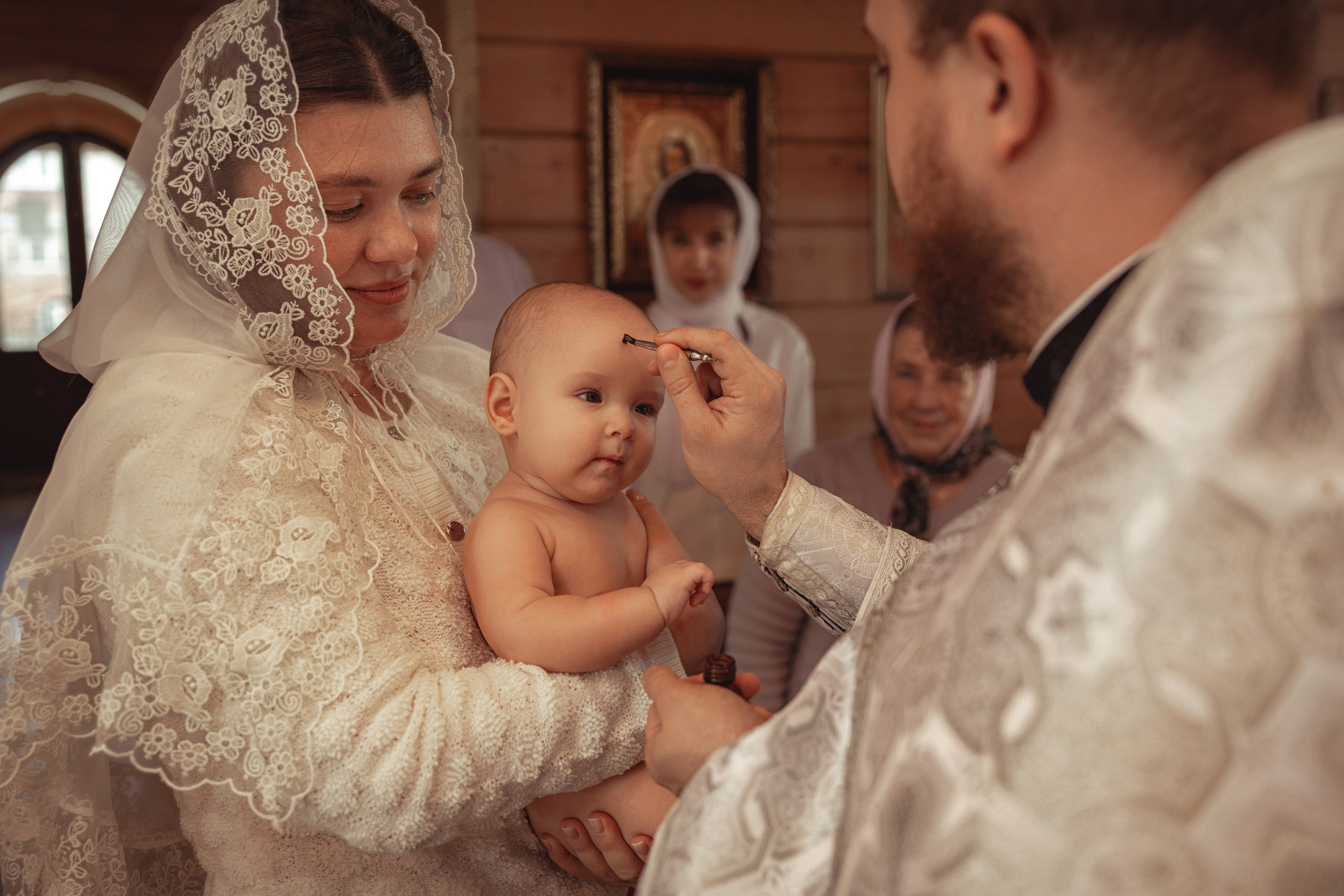 Таинство Крещения Ланы. Храм Покрова Пресвятой Богородицы. х Галицын. Фотограф на Крещение и Венчание Краснодарский край — Гранкина Юлия