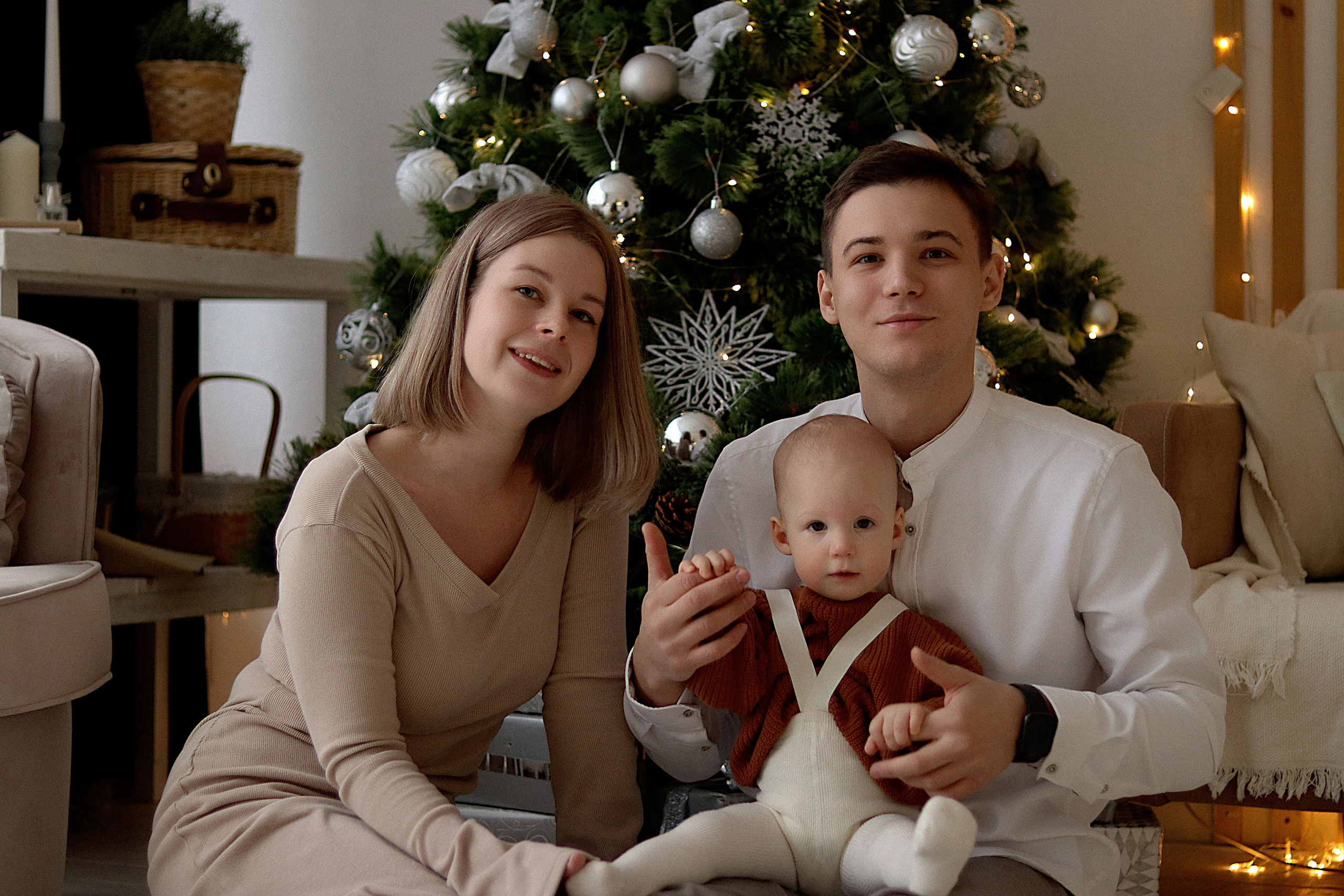 Семья Николь, Никиты и Василисы. Фотограф Самара Лена Мандарин