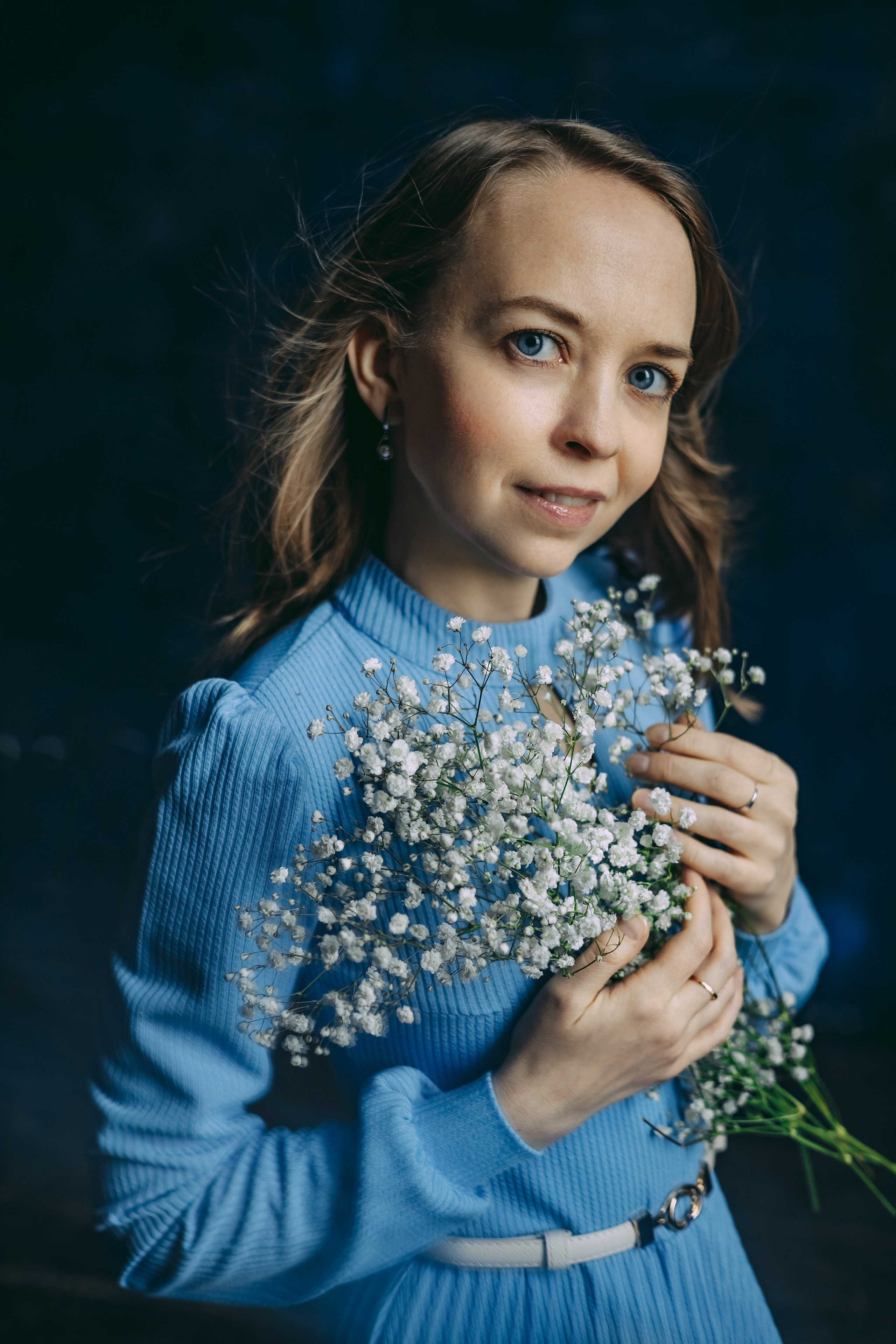 Художественный женский портрет в студии. Семейный и детский фотограф в Москве Анна Чертополох