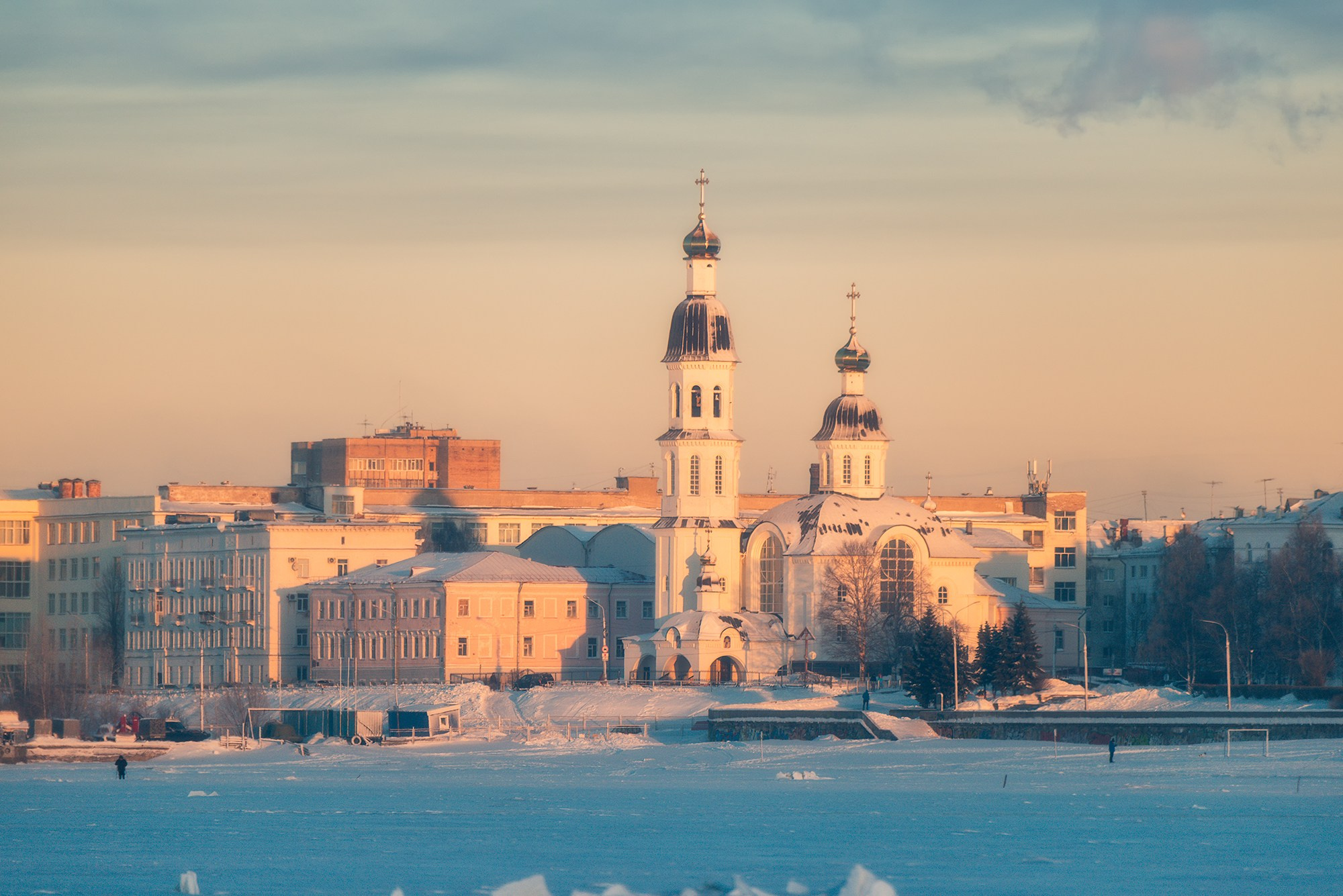 Город. Аэросъемка в Архангельске, Александр Ермолин