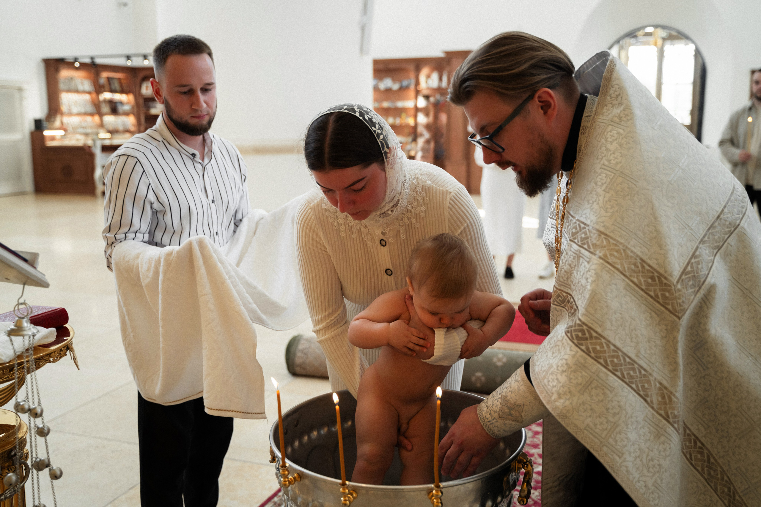 Крещение Макара. Фотограф Алина Филимонова Тверь