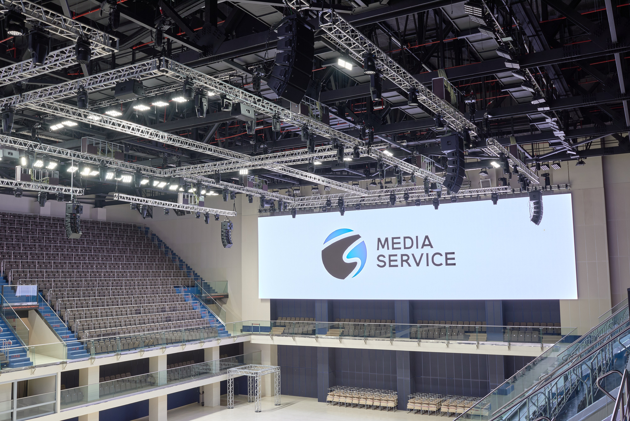 Центр спортивной подготовки Республики Башкортостан Дворец борьбы. Абросимов Лев интерьерный и архитектурный фотограф